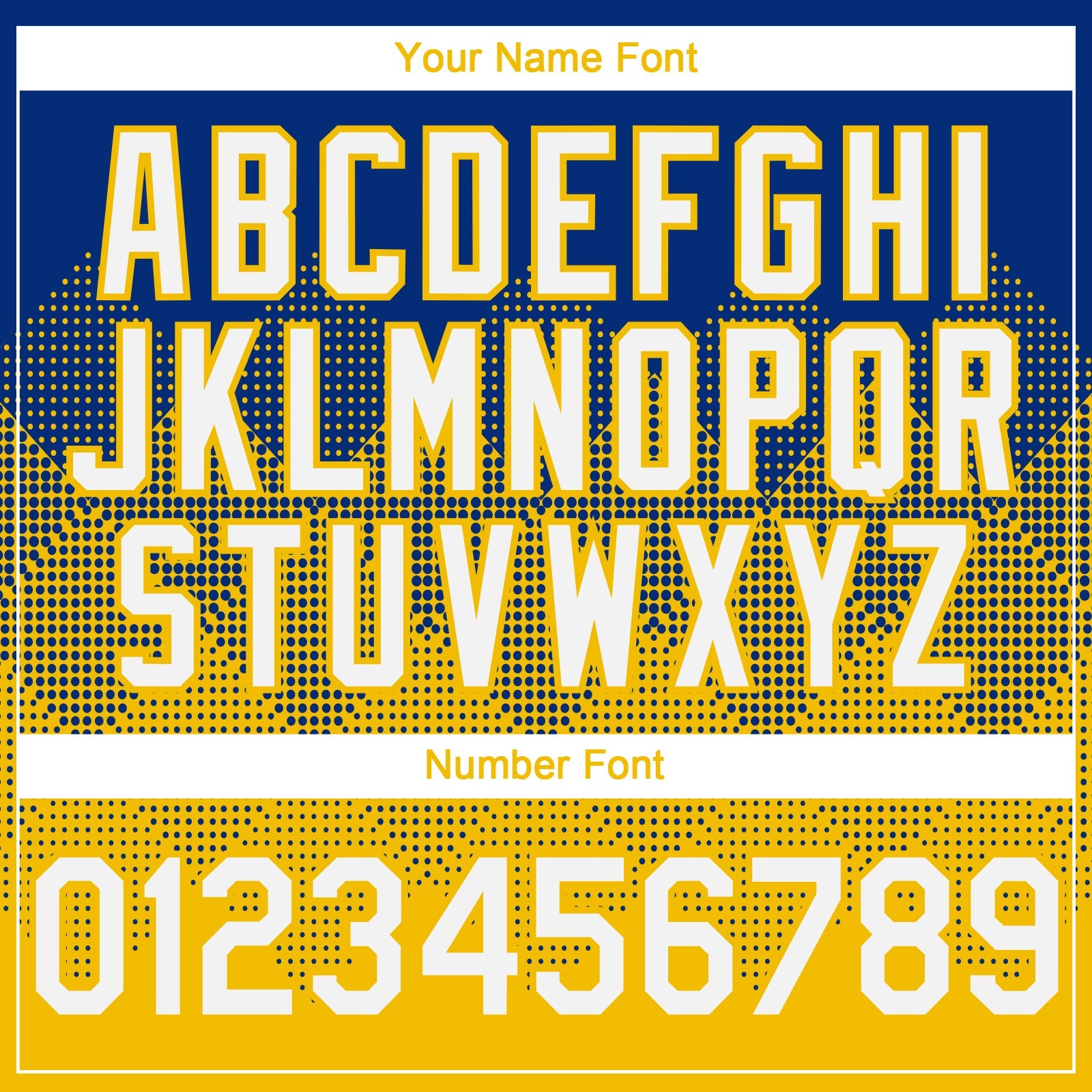 Custom Royal White-Yellow 3D Gradient Square Shape Authentic Baseball Jersey view 5