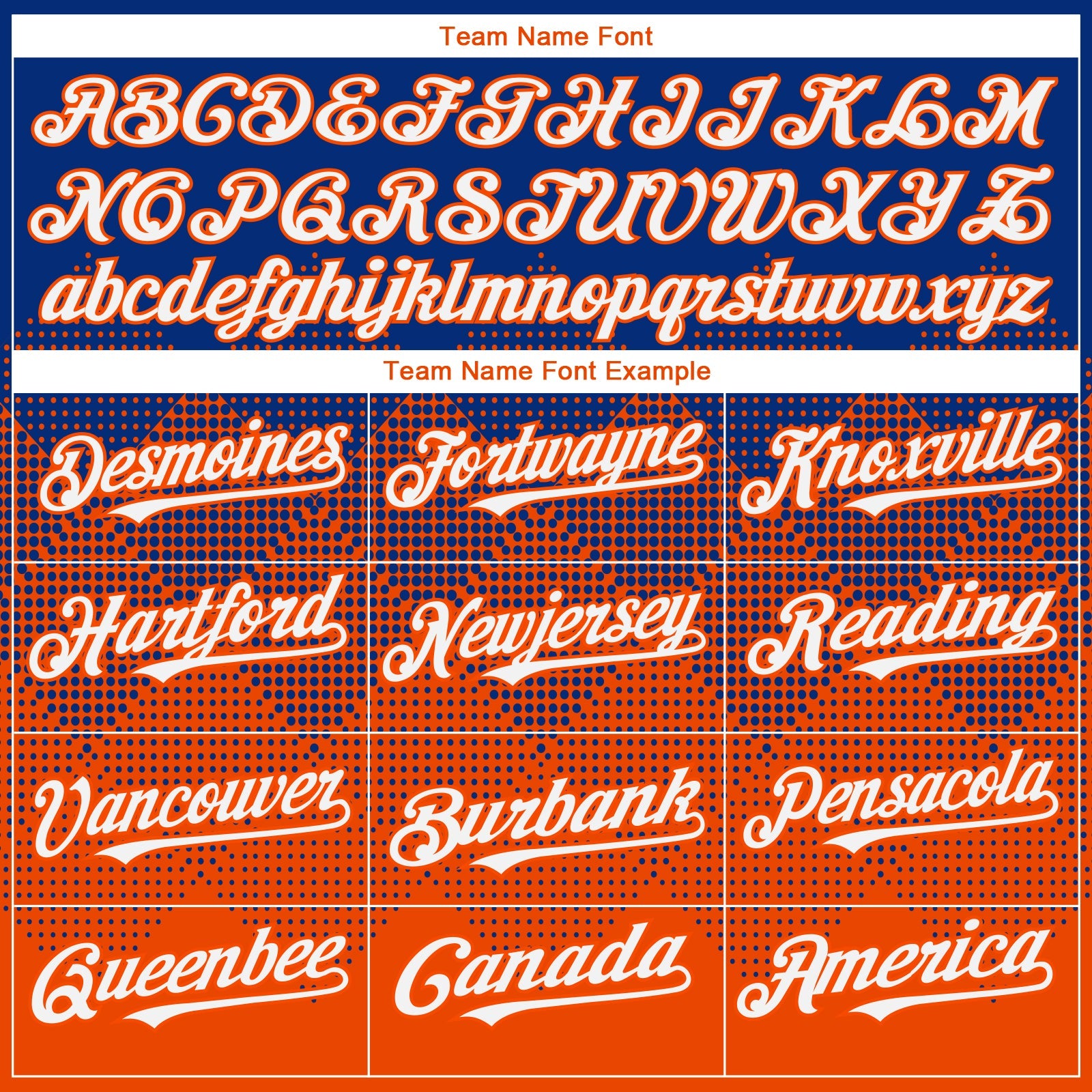 Custom Royal White-Orange 3D Gradient Square Shape Authentic Baseball Jersey view 4