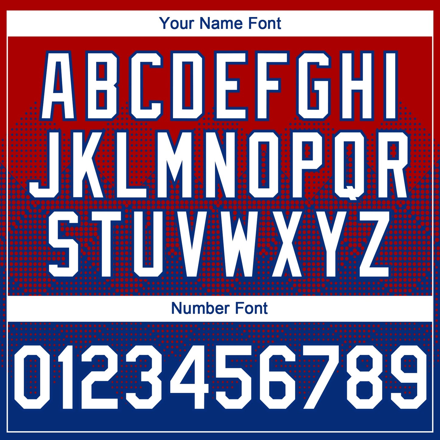Custom Red White-Royal 3D Gradient Square Shape Authentic Baseball Jersey view 5