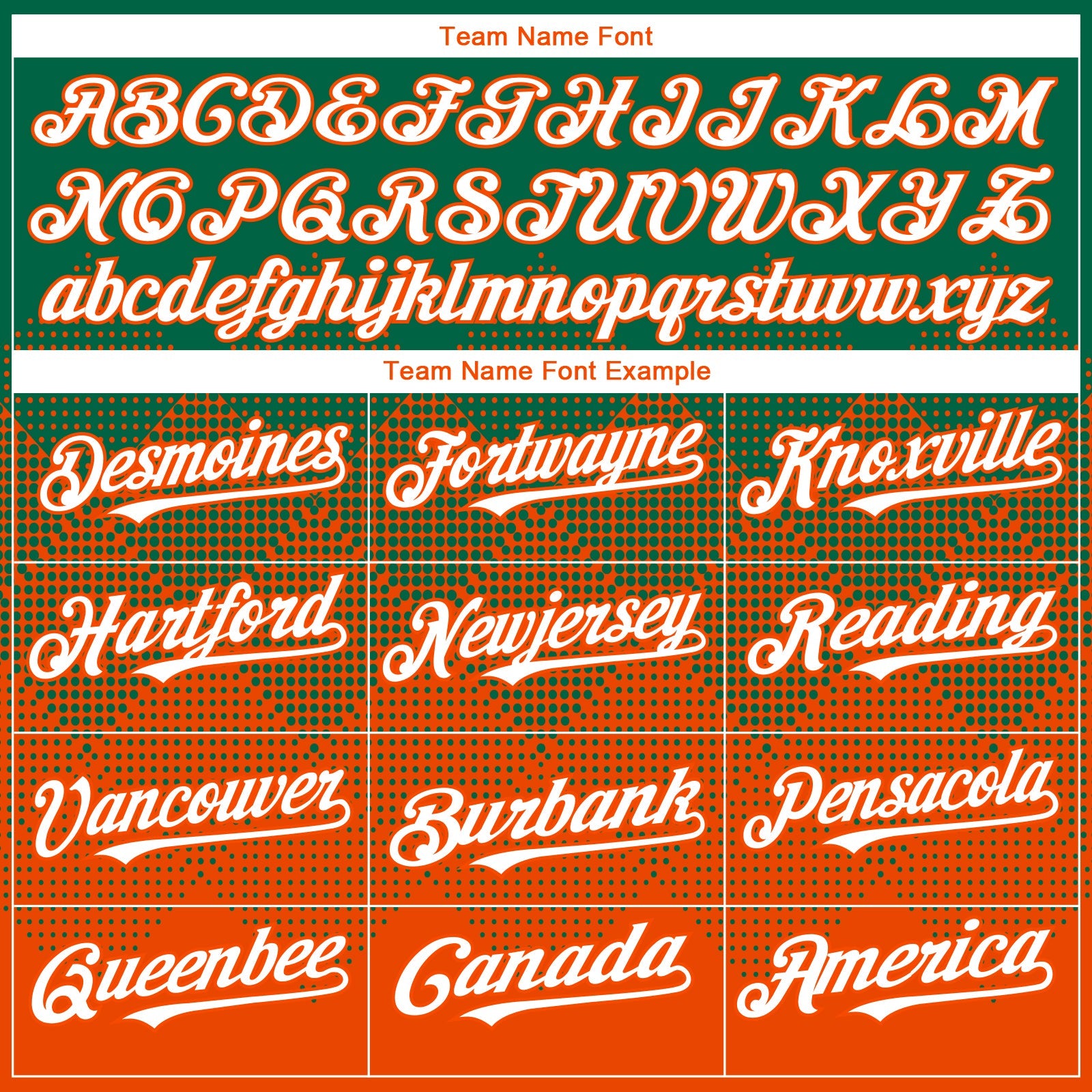 Custom Kelly Green White-Orange 3D Gradient Square Shape Authentic Baseball Jersey view 4