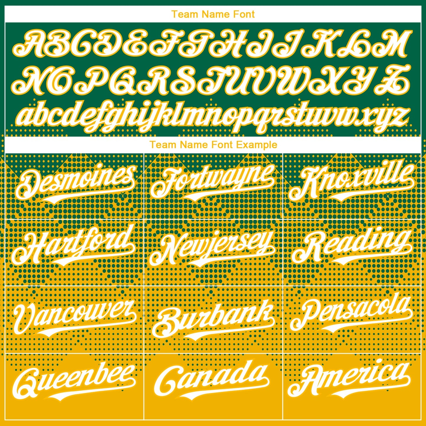 Custom Kelly Green White-Gold 3D Gradient Square Shape Authentic Baseball Jersey view 4