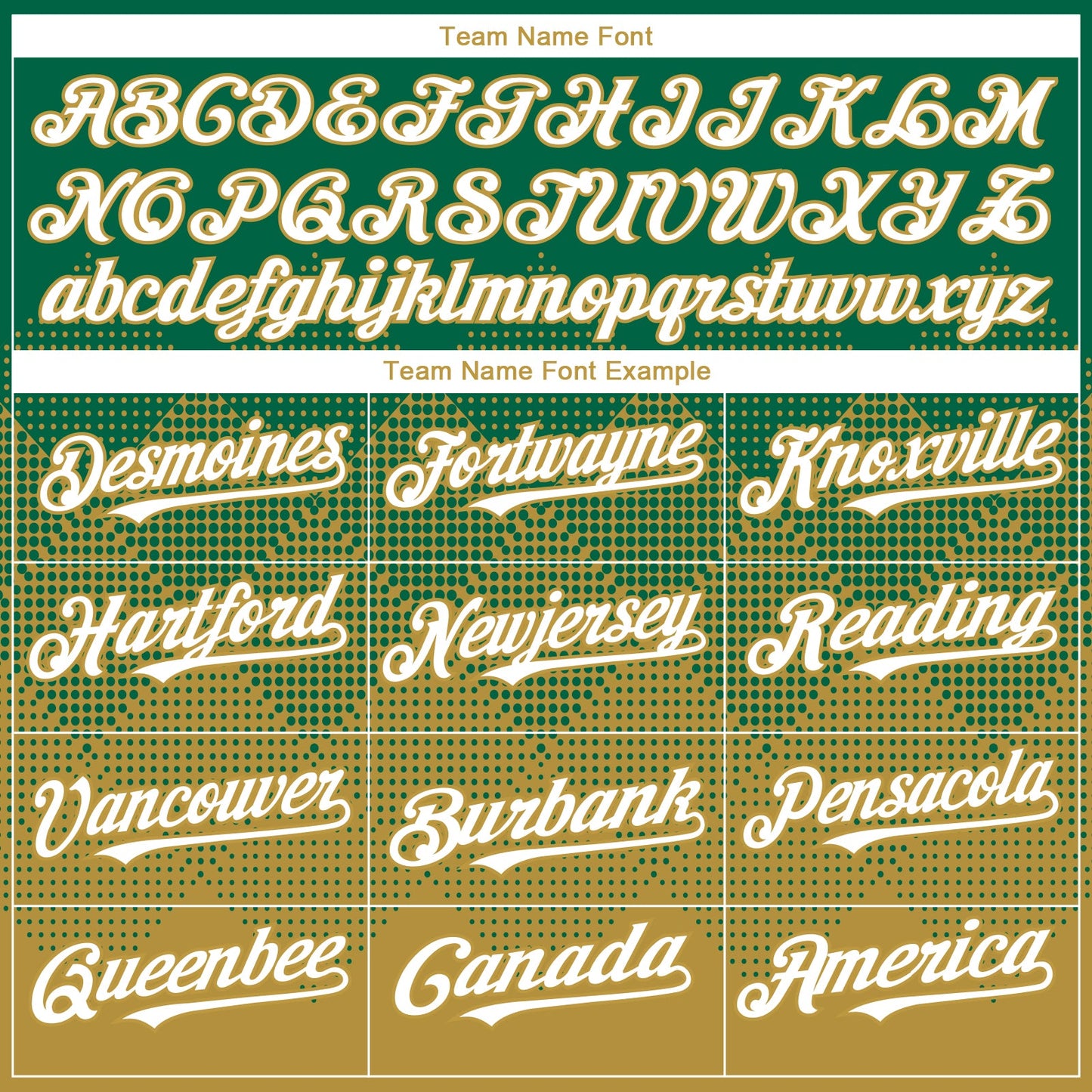 Custom Kelly Green White-Old Gold 3D Gradient Square Shape Authentic Baseball Jersey view 4