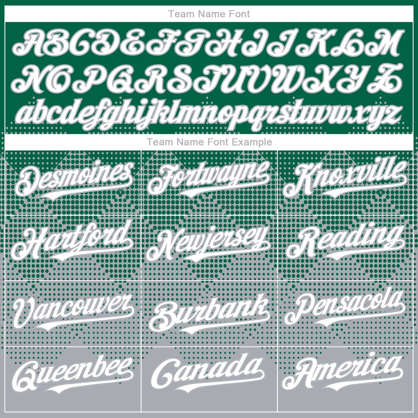 Custom Kelly Green White-Gray 3D Gradient Square Shape Authentic Baseball Jersey view 4
