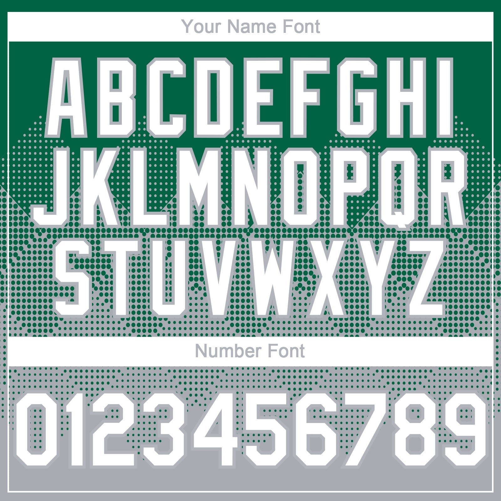 Custom Kelly Green White-Gray 3D Gradient Square Shape Authentic Baseball Jersey view 5
