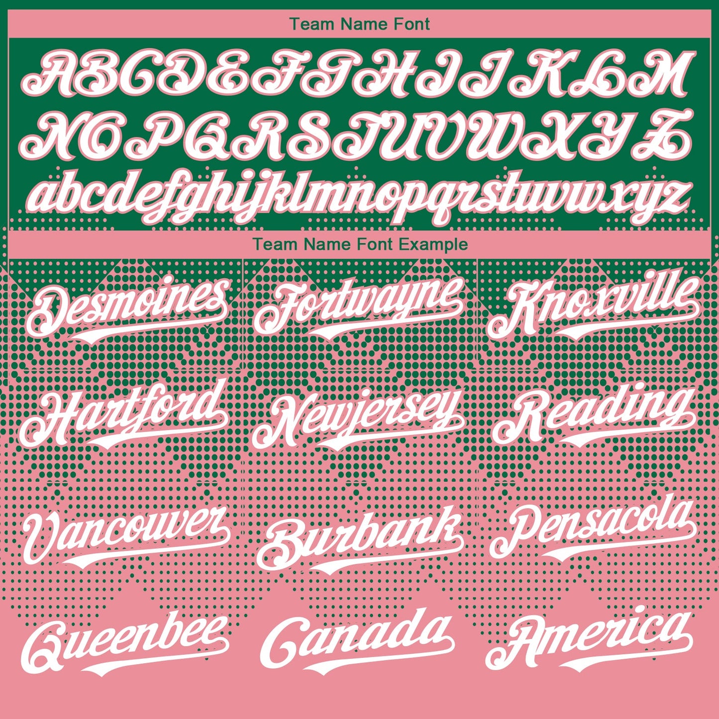 Custom Kelly Green White-Medium Pink 3D Gradient Square Shape Authentic Baseball Jersey view 4