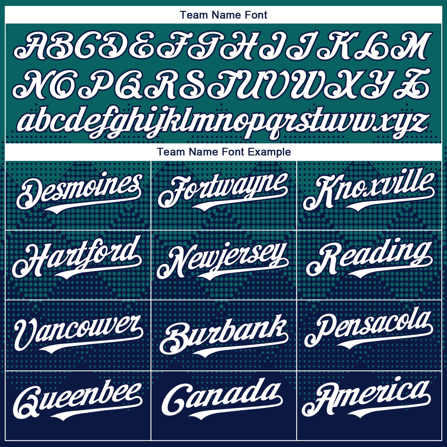 Custom Teal White-Navy 3D Gradient Square Shape Authentic Baseball Jersey view 4