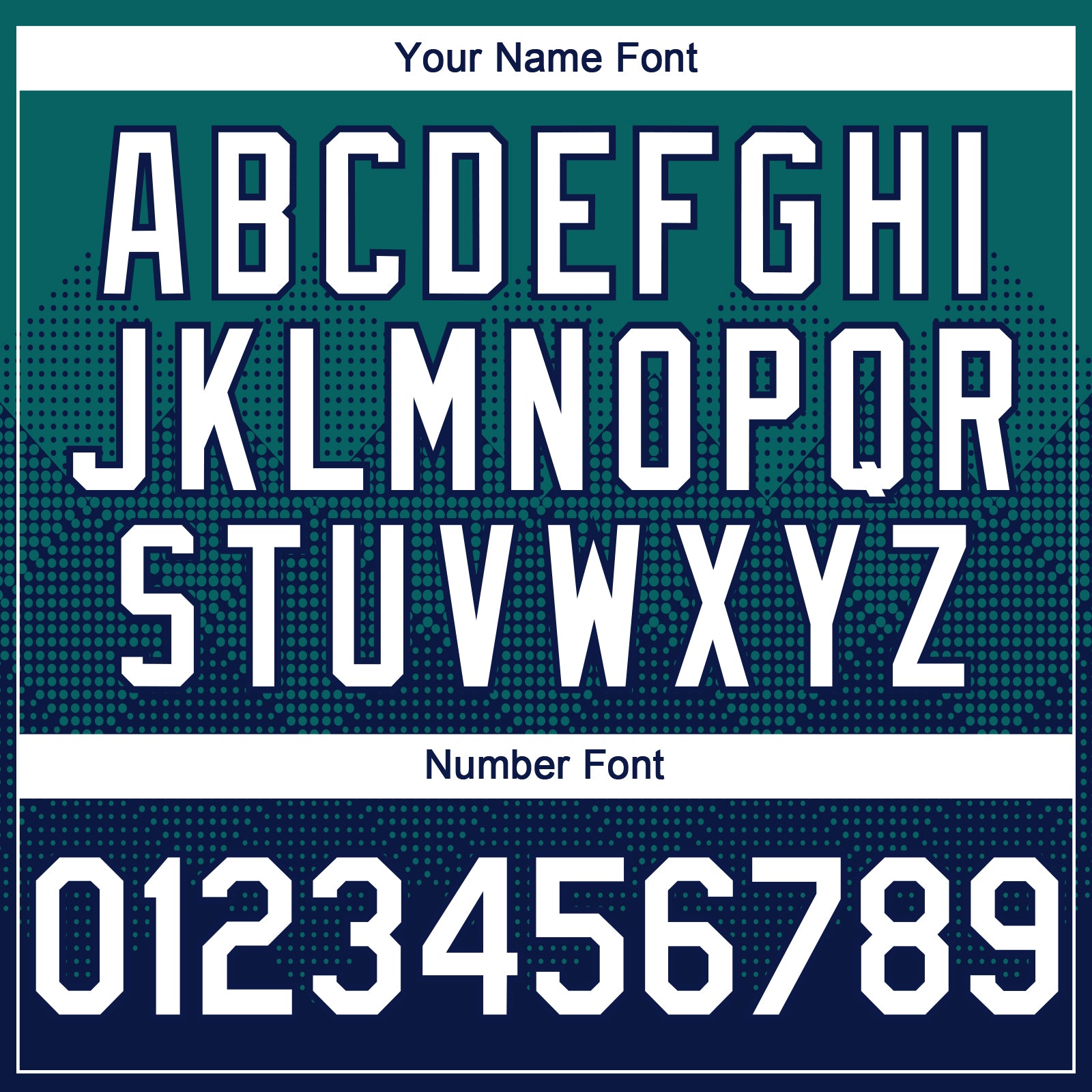 Custom Teal White-Navy 3D Gradient Square Shape Authentic Baseball Jersey view 5