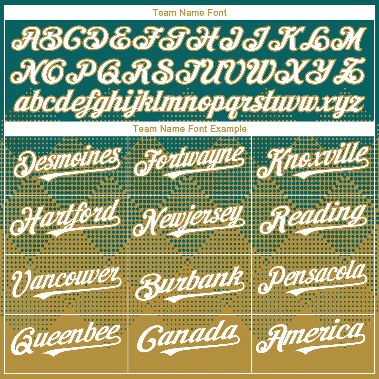 Custom Teal White-Old Gold 3D Gradient Square Shape Authentic Baseball Jersey view 4