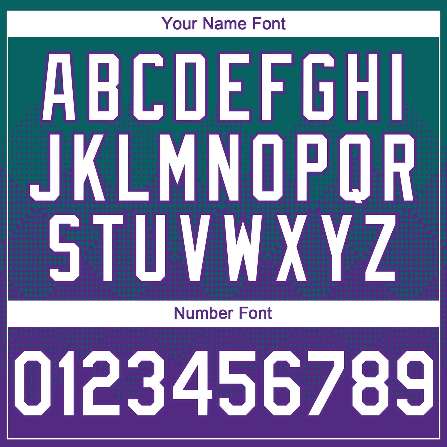Custom Teal White-Purple 3D Gradient Square Shape Authentic Baseball Jersey view 5