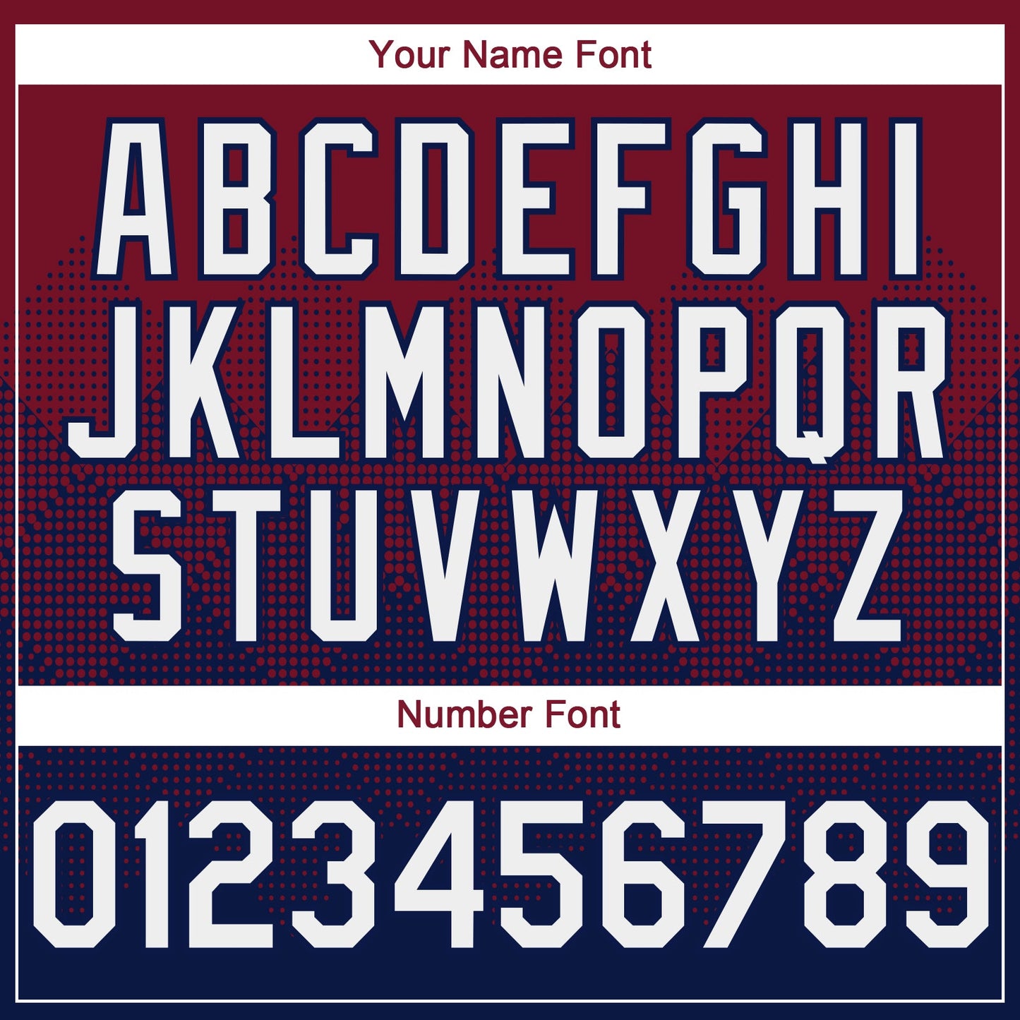 Custom Crimson White-Navy 3D Gradient Square Shape Authentic Baseball Jersey view 5