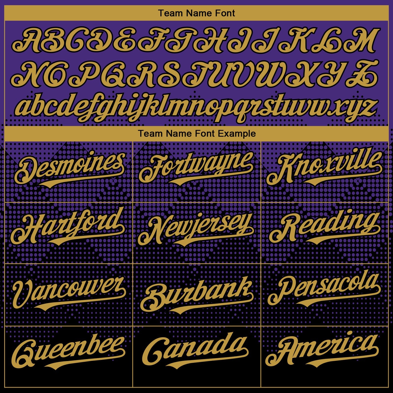 Custom Purple Old Gold-Black 3D Gradient Square Shape Authentic Baseball Jersey view 4