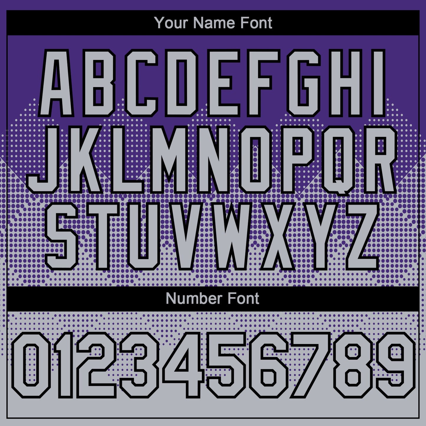 Custom Purple Gray-Black 3D Gradient Square Shape Authentic Baseball Jersey view 5