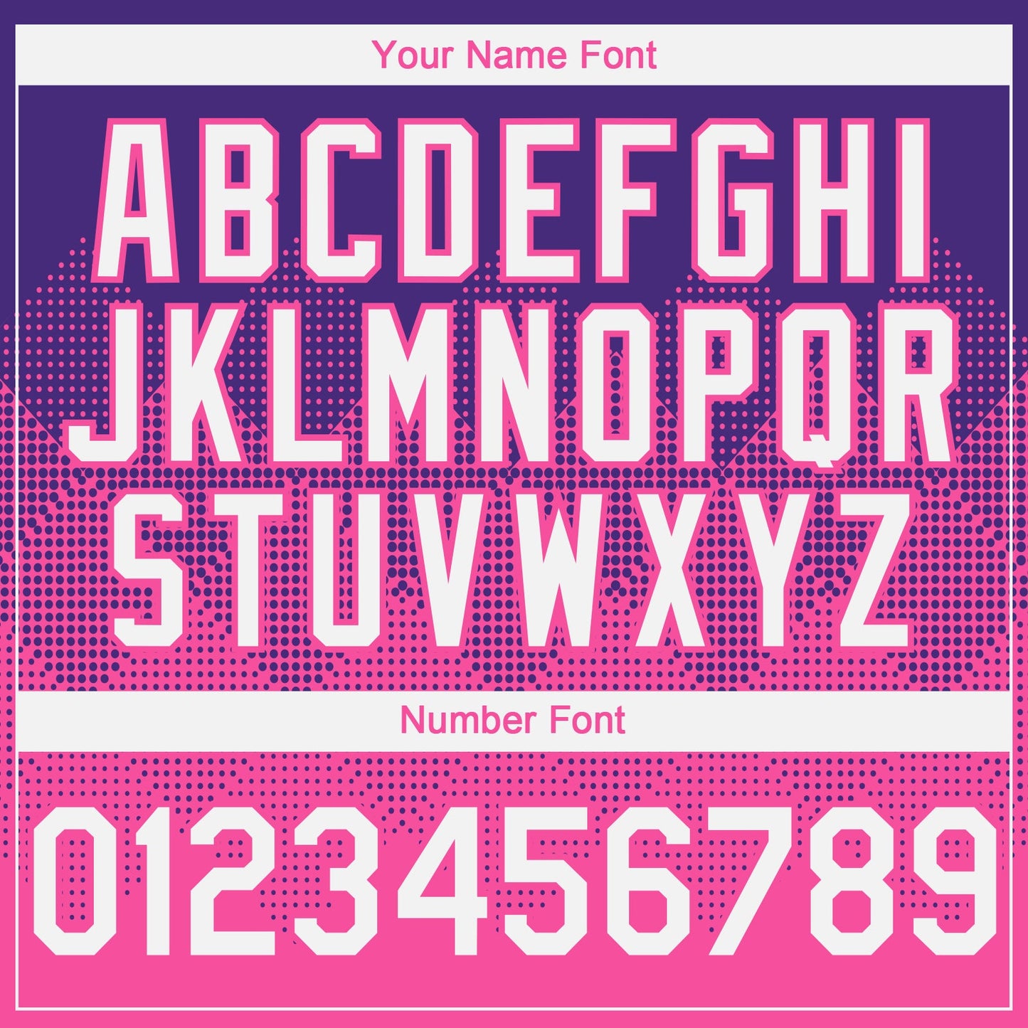 Custom Purple White-Pink 3D Gradient Square Shape Authentic Baseball Jersey view 5