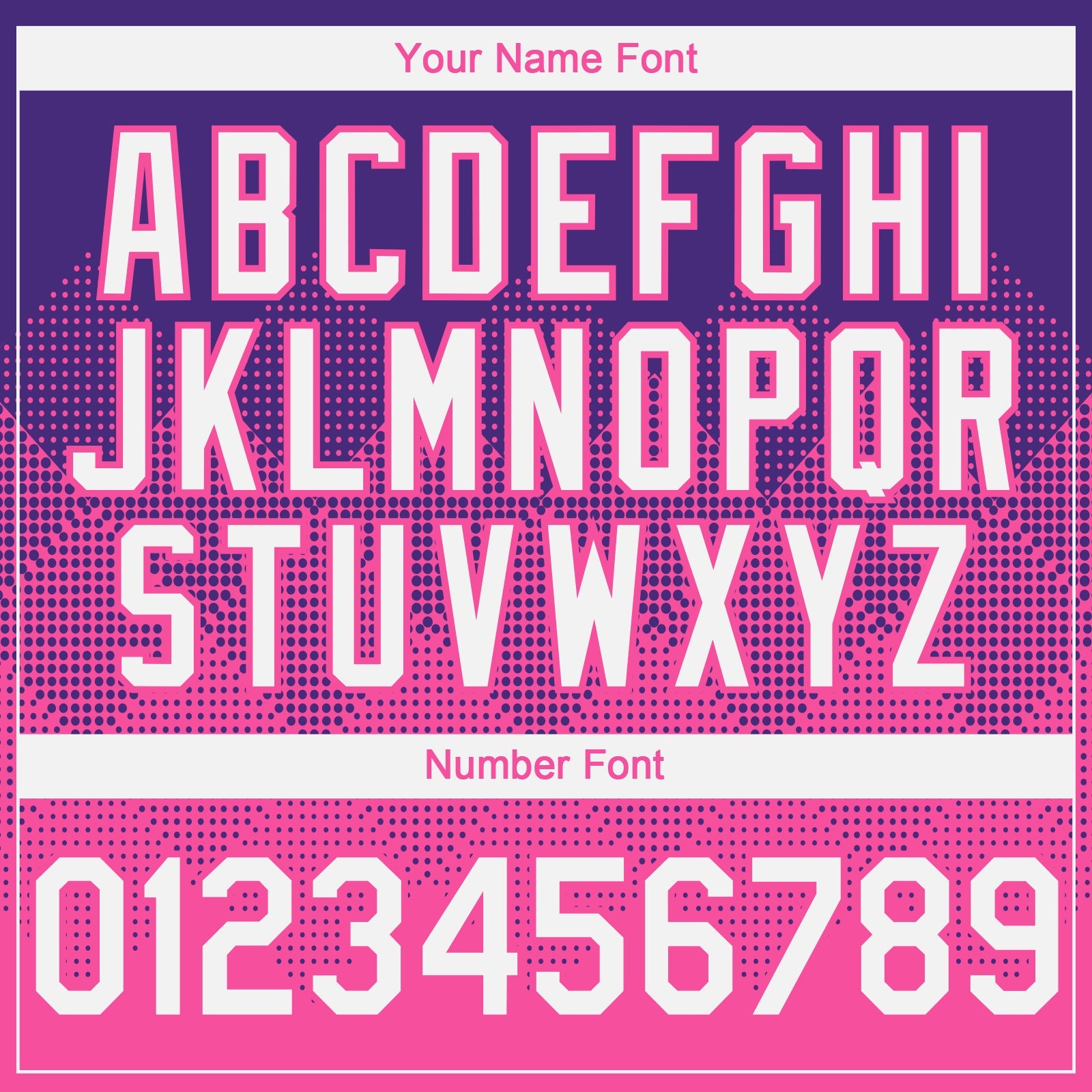Custom Purple White-Pink 3D Gradient Square Shape Authentic Baseball Jersey view 5