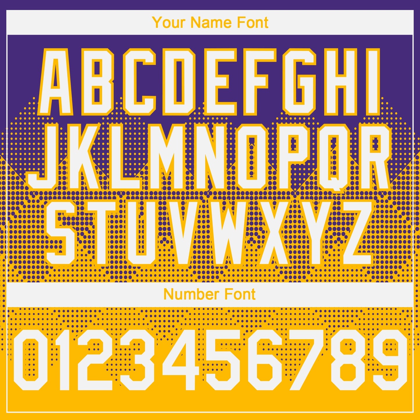 Custom Purple White-Gold 3D Gradient Square Shape Authentic Baseball Jersey view 5