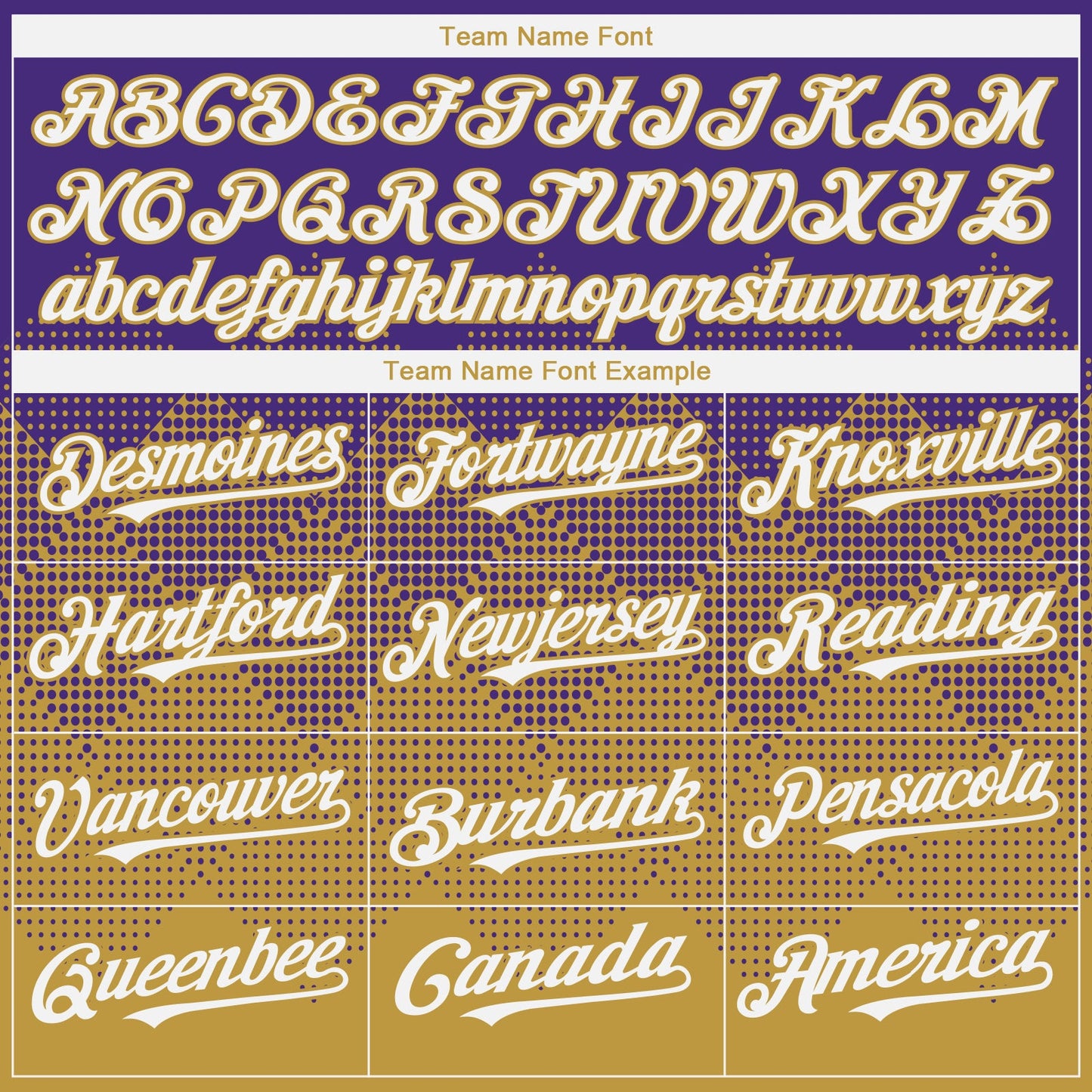 Custom Purple White-Old Gold 3D Gradient Square Shape Authentic Baseball Jersey view 4