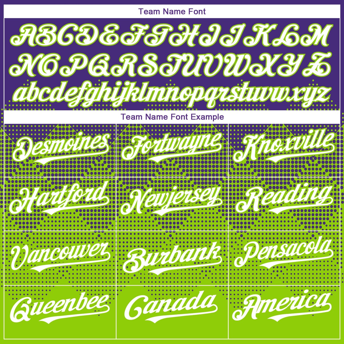 Custom Purple White-Neon Green 3D Gradient Square Shape Authentic Baseball Jersey view 4