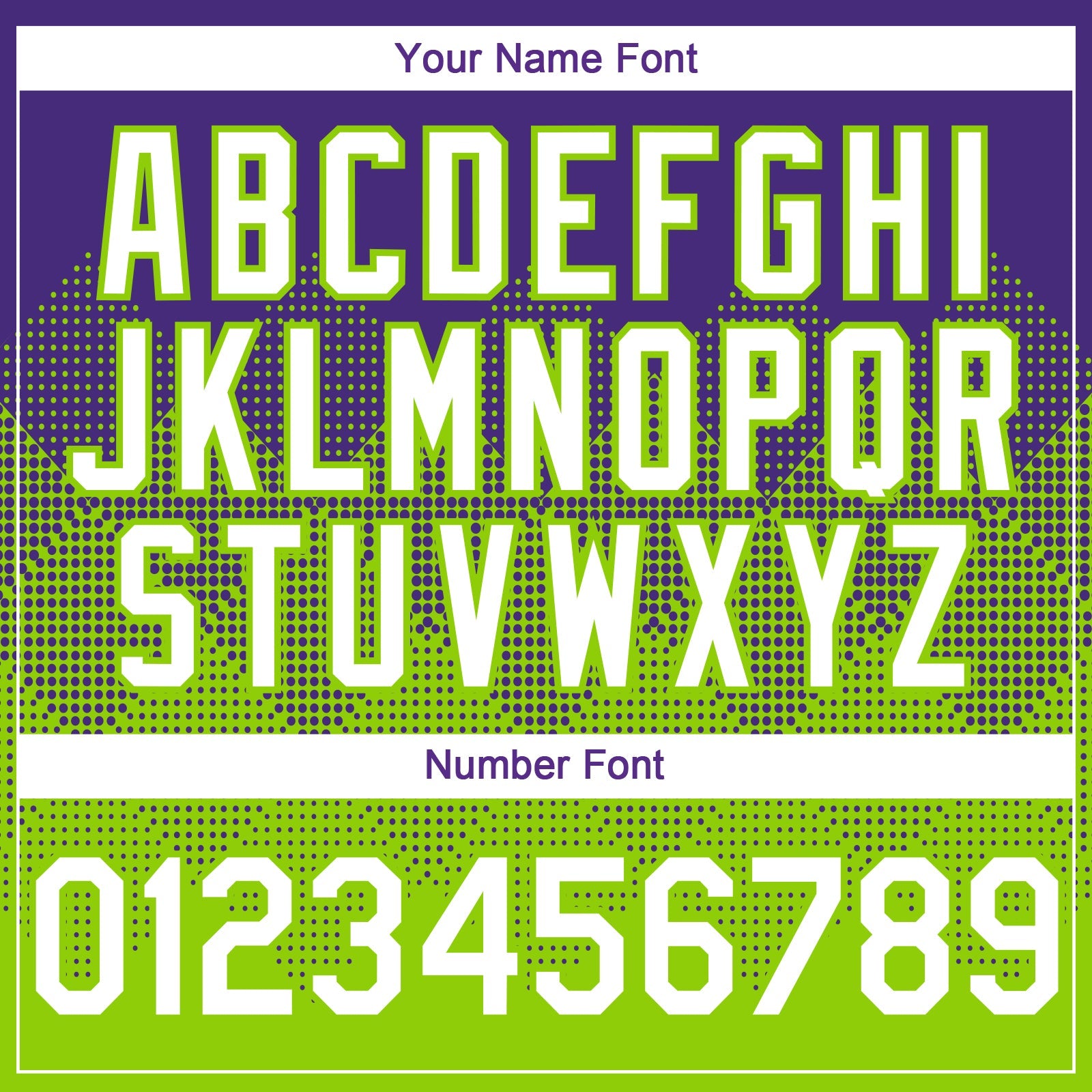 Custom Purple White-Neon Green 3D Gradient Square Shape Authentic Baseball Jersey view 5