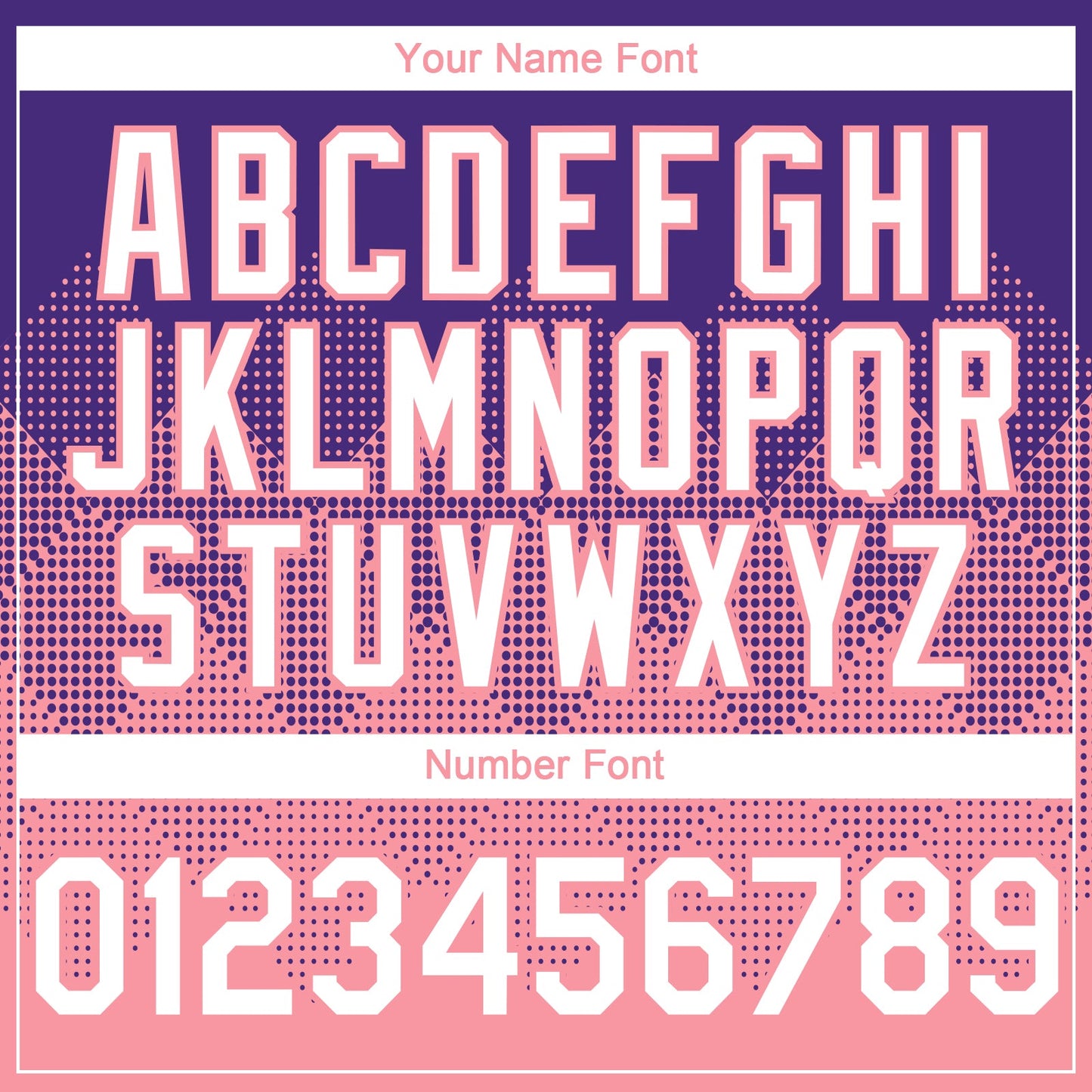 Custom Purple White-Medium Pink 3D Gradient Square Shape Authentic Baseball Jersey view 5