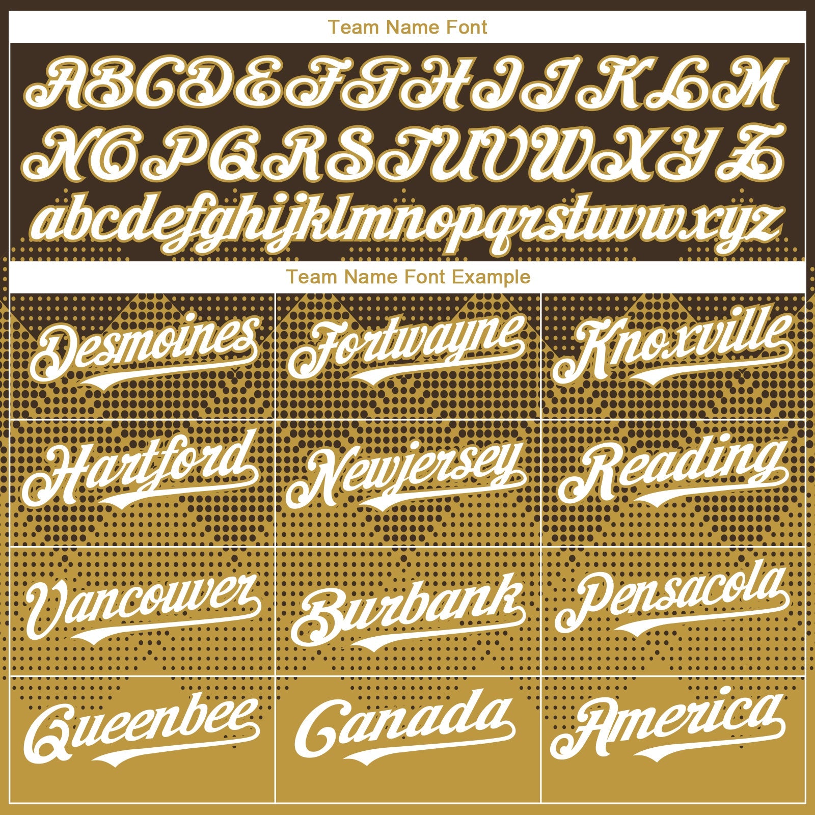 Custom Brown White-Old Gold 3D Gradient Square Shape Authentic Baseball Jersey view 4