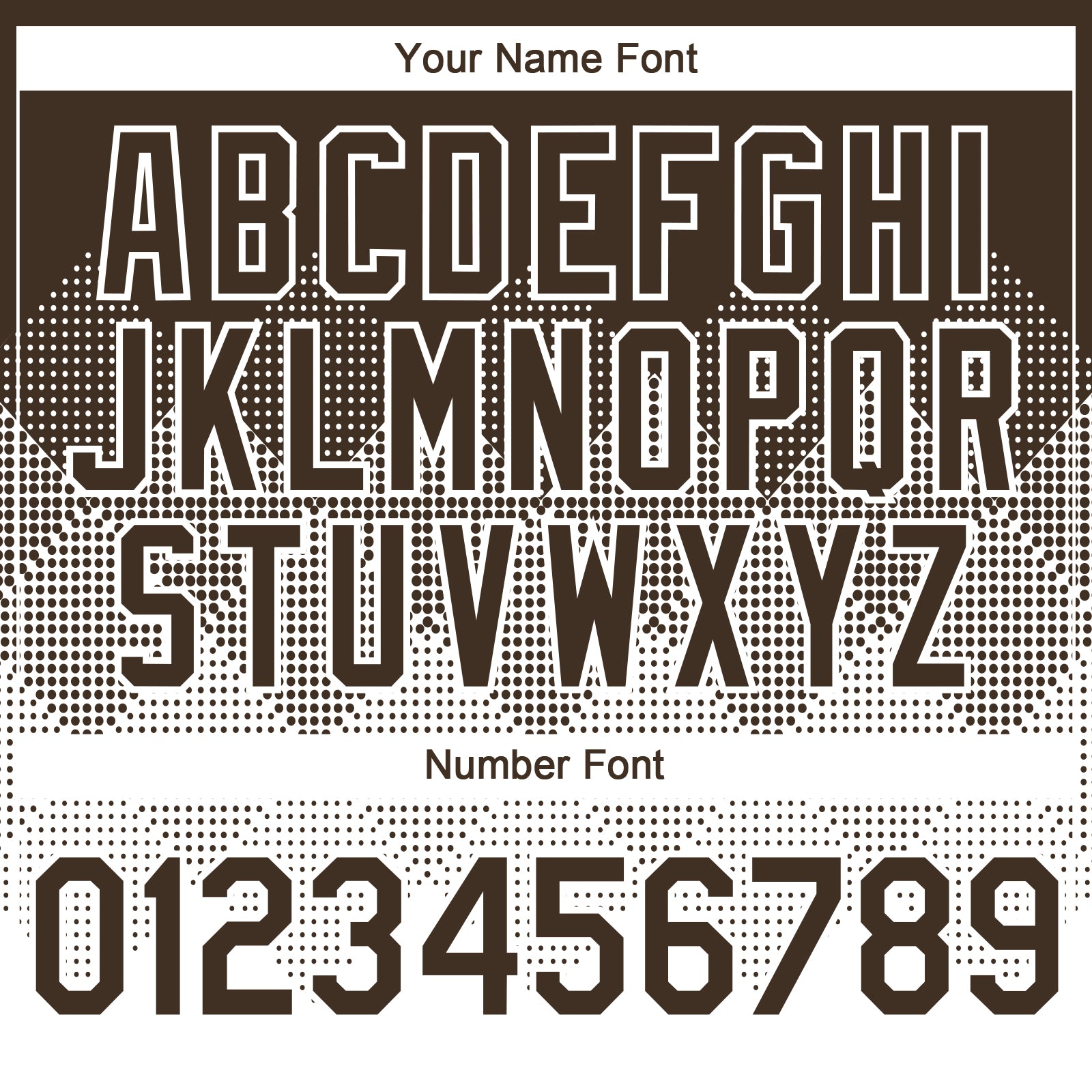 Custom Brown White 3D Gradient Square Shape Authentic Baseball Jersey view 5