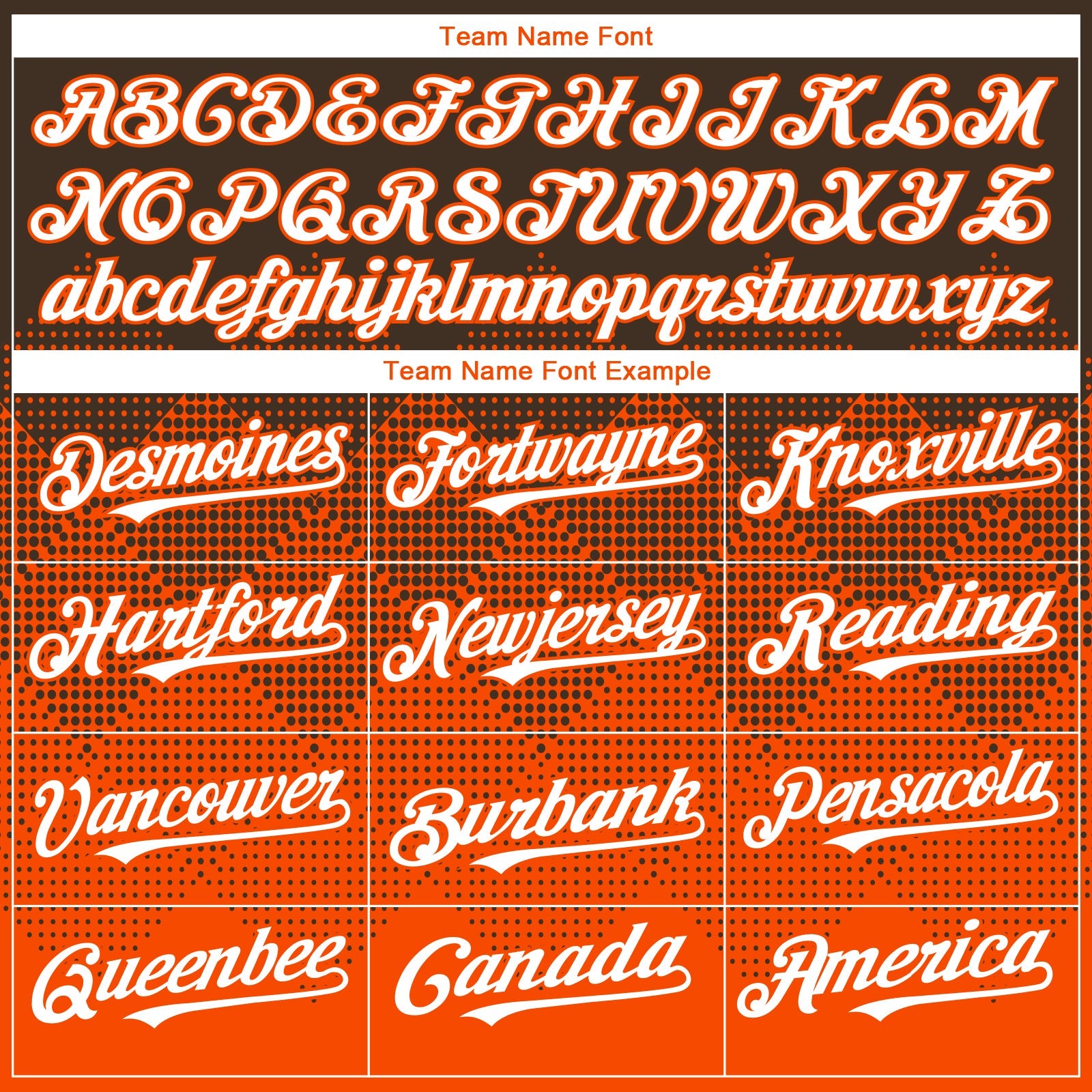 Custom Brown White-Orange 3D Gradient Square Shape Authentic Baseball Jersey view 4
