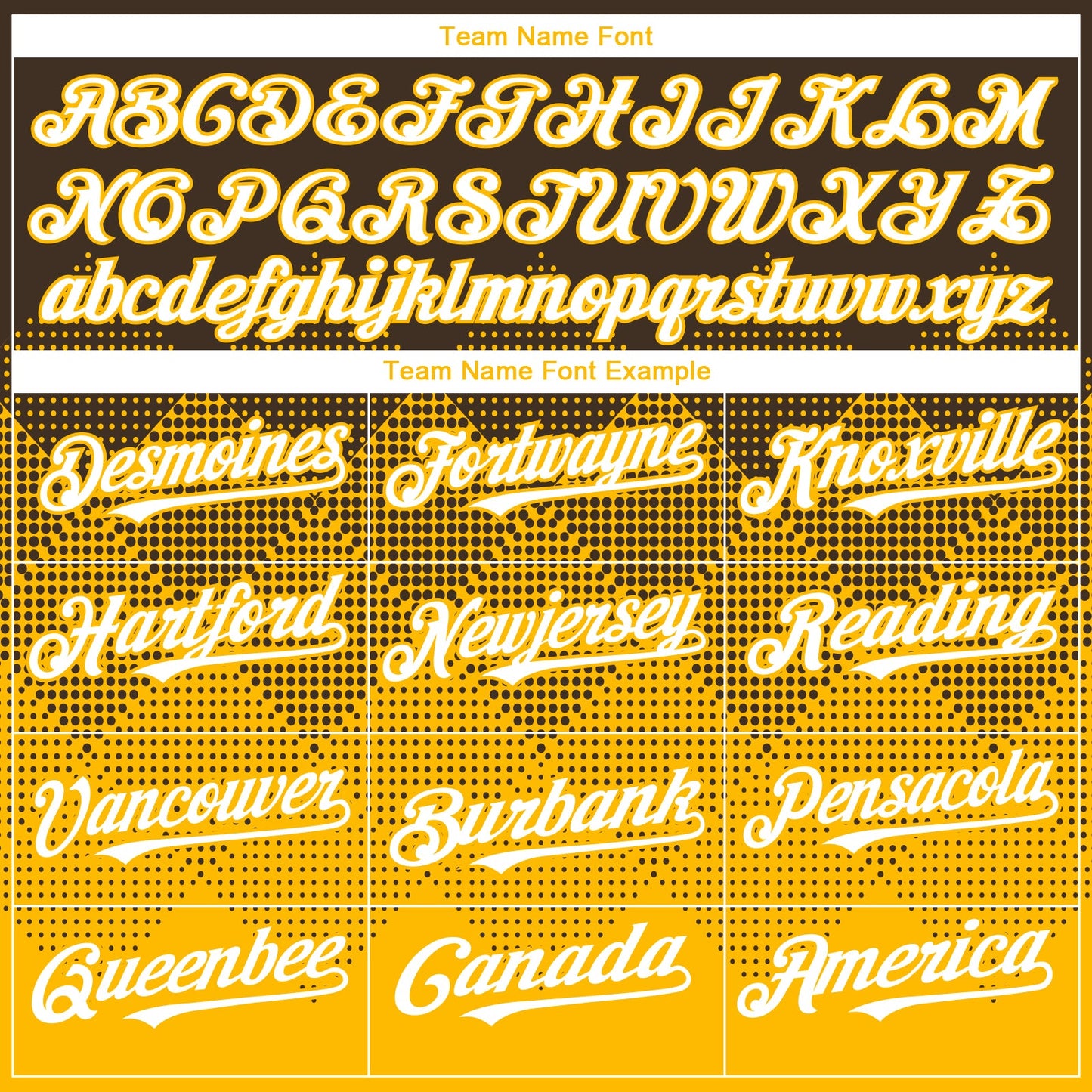 Custom Brown White-Gold 3D Gradient Square Shape Authentic Baseball Jersey view 4