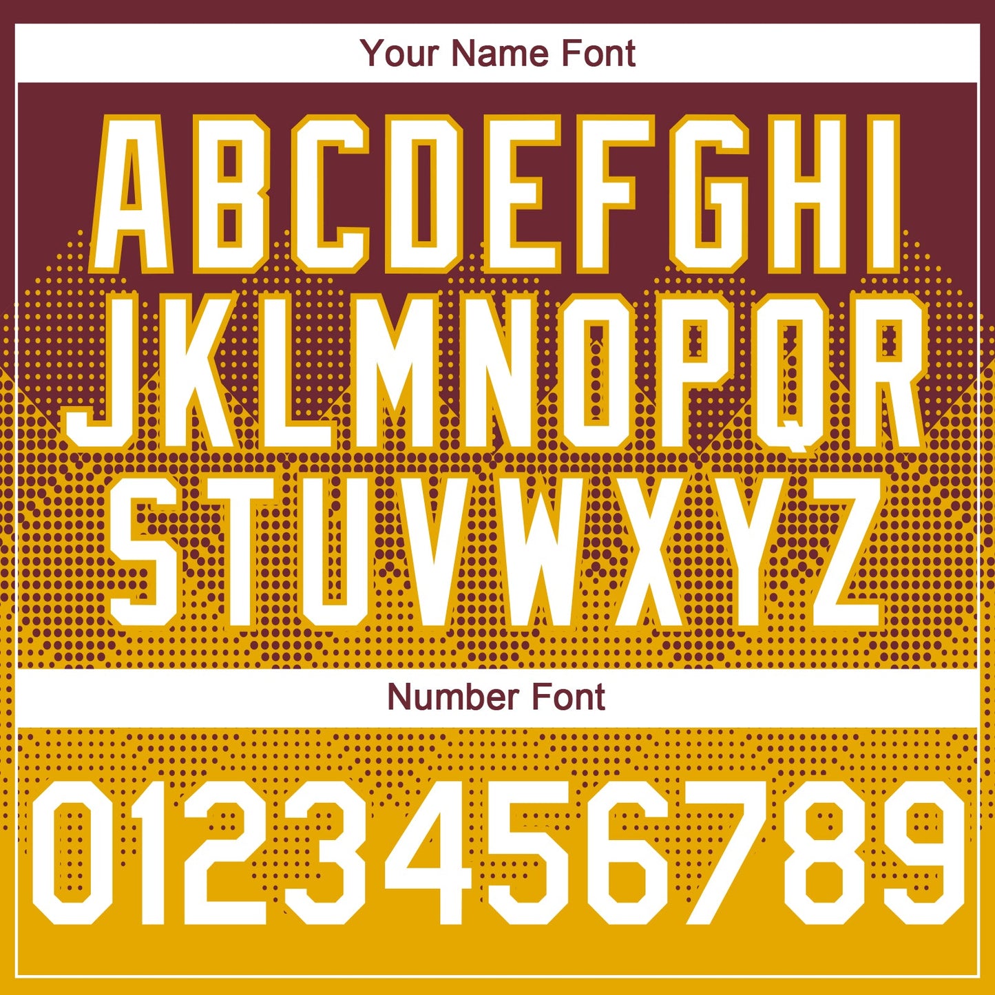 Custom Burgundy White-Gold 3D Gradient Square Shape Authentic Baseball Jersey view 5
