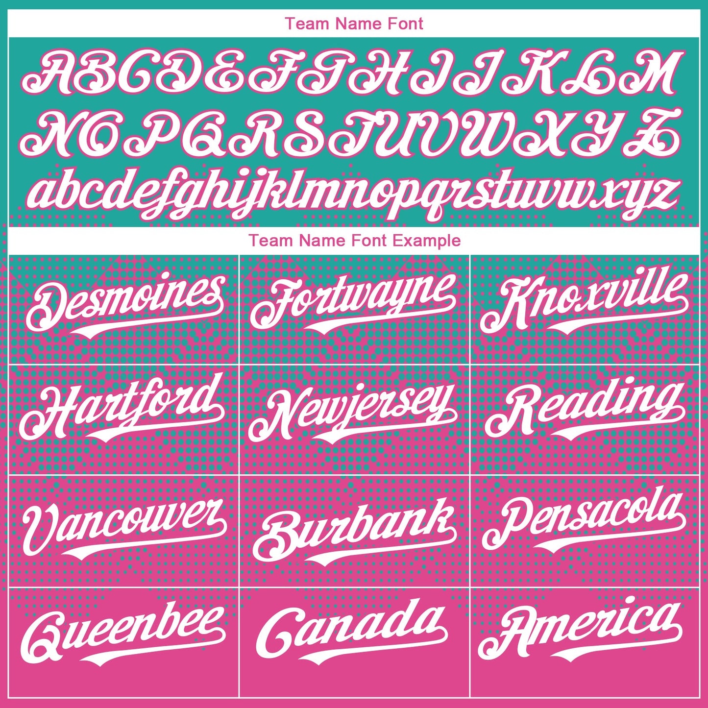 Custom Aqua White-Pink 3D Gradient Square Shape Authentic Baseball Jersey view 4