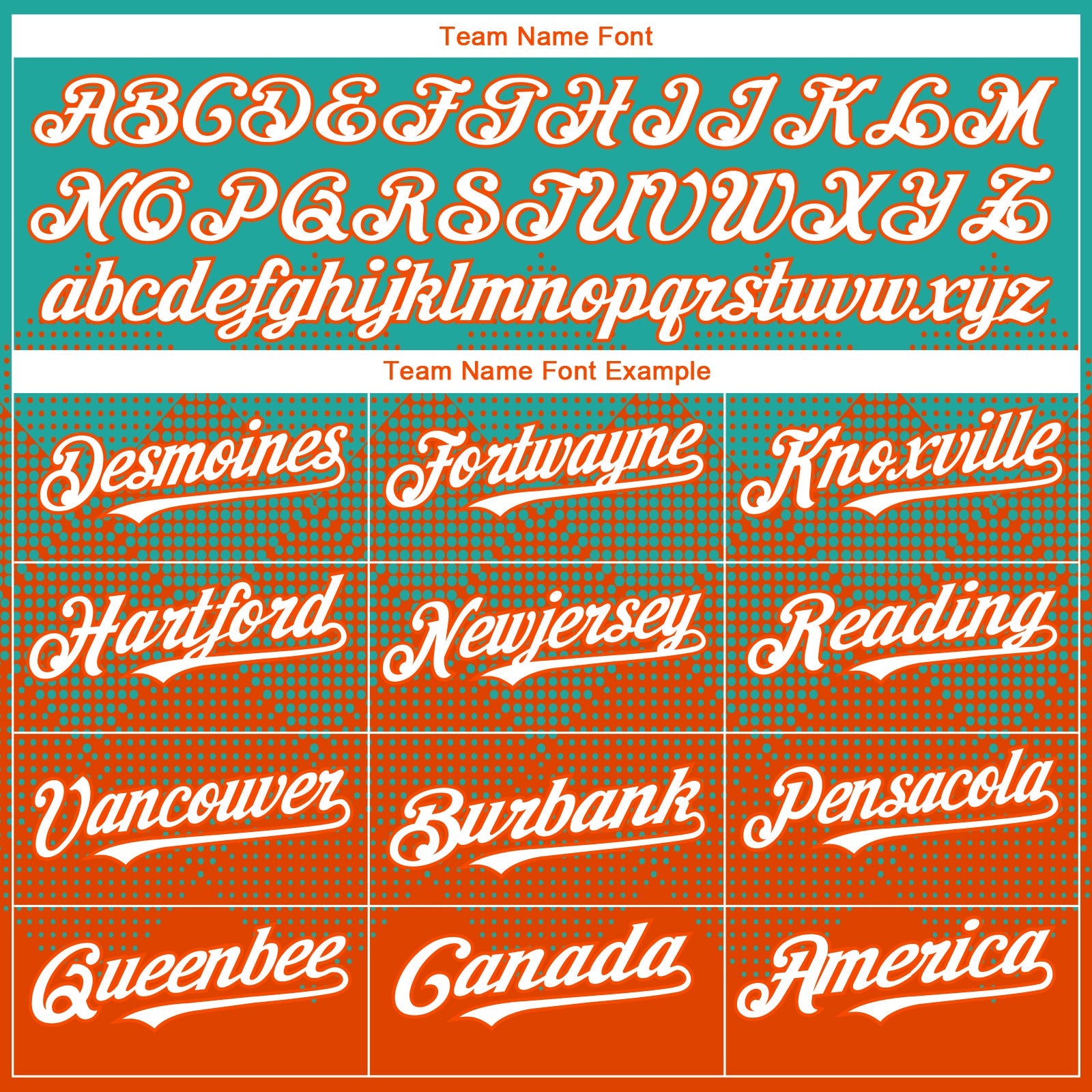 Custom Aqua White-Orange 3D Gradient Square Shape Authentic Baseball Jersey view 4