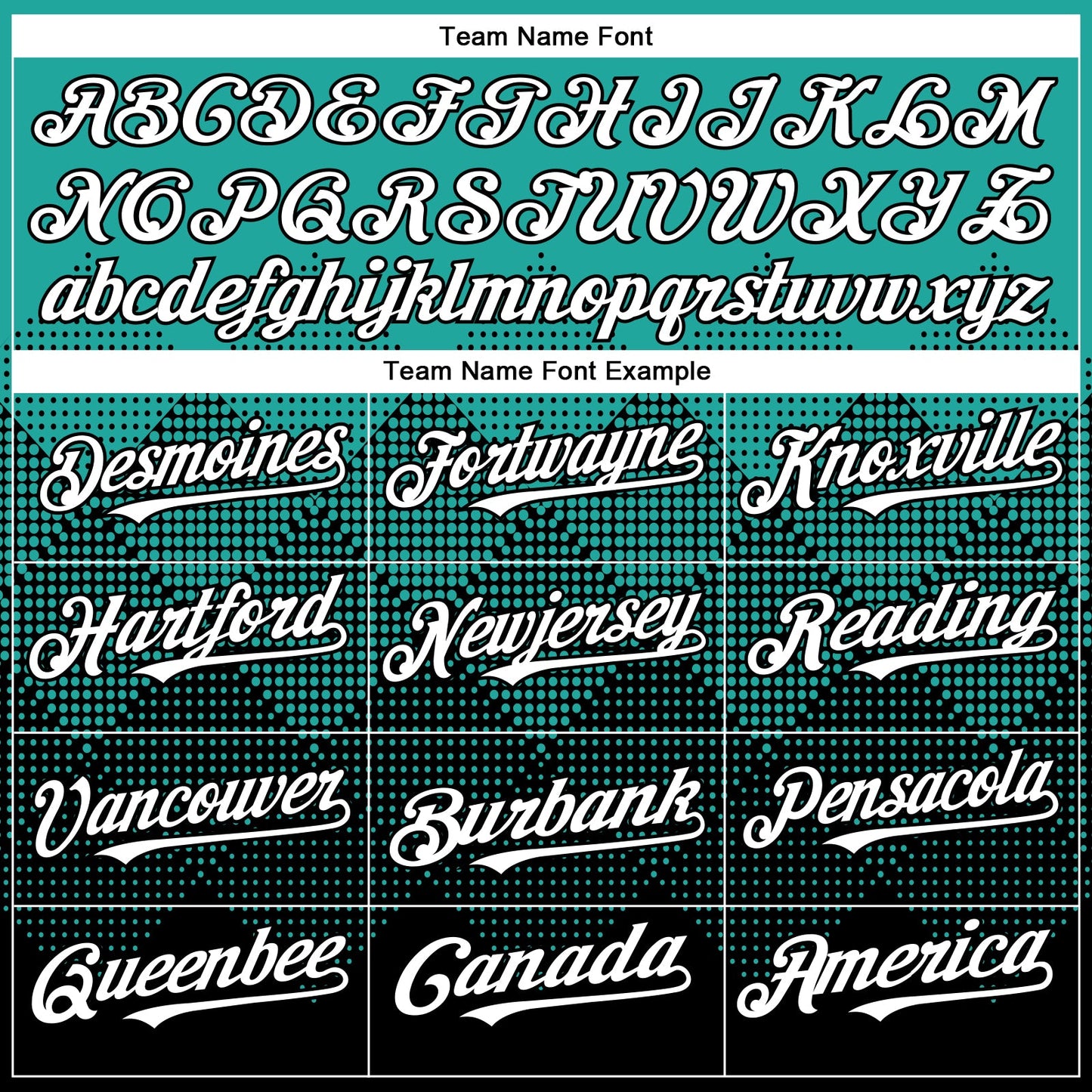 Custom Aqua White-Black 3D Gradient Square Shape Authentic Baseball Jersey view 4