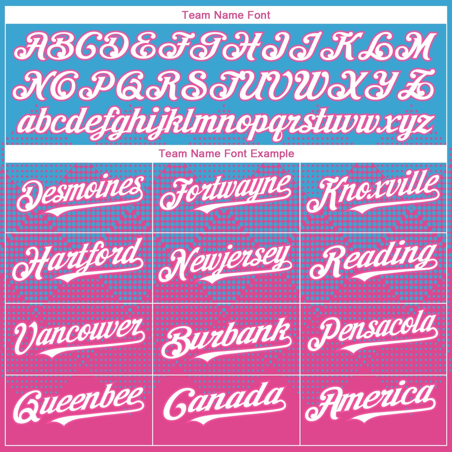 Custom Sky Blue White-Pink 3D Gradient Square Shape Authentic Baseball Jersey view 4