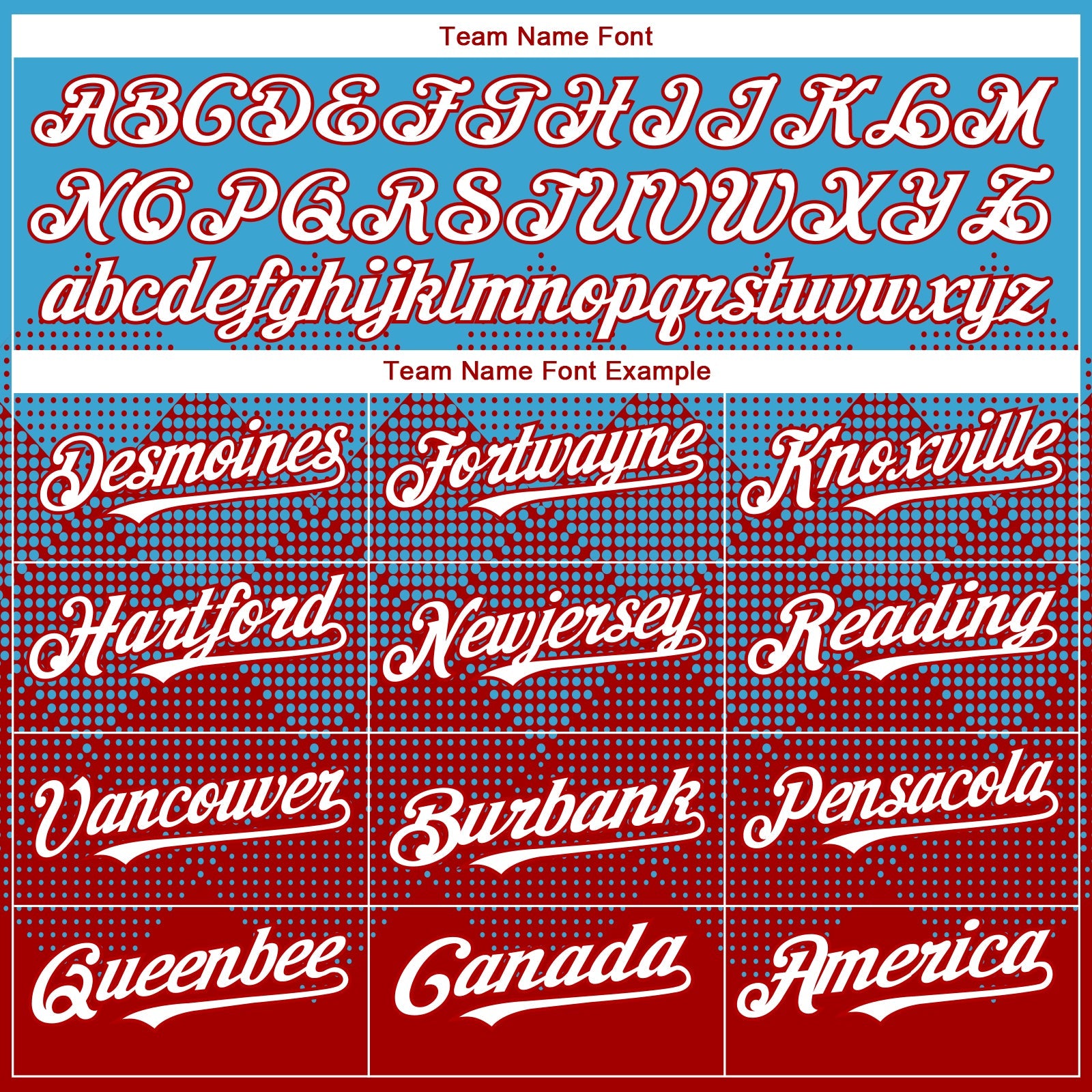 Custom Sky Blue White-Red 3D Gradient Square Shape Authentic Baseball Jersey view 4