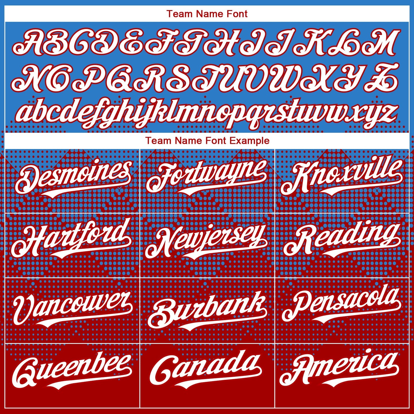Custom Electric Blue White-Red 3D Gradient Square Shape Authentic Baseball Jersey view 4