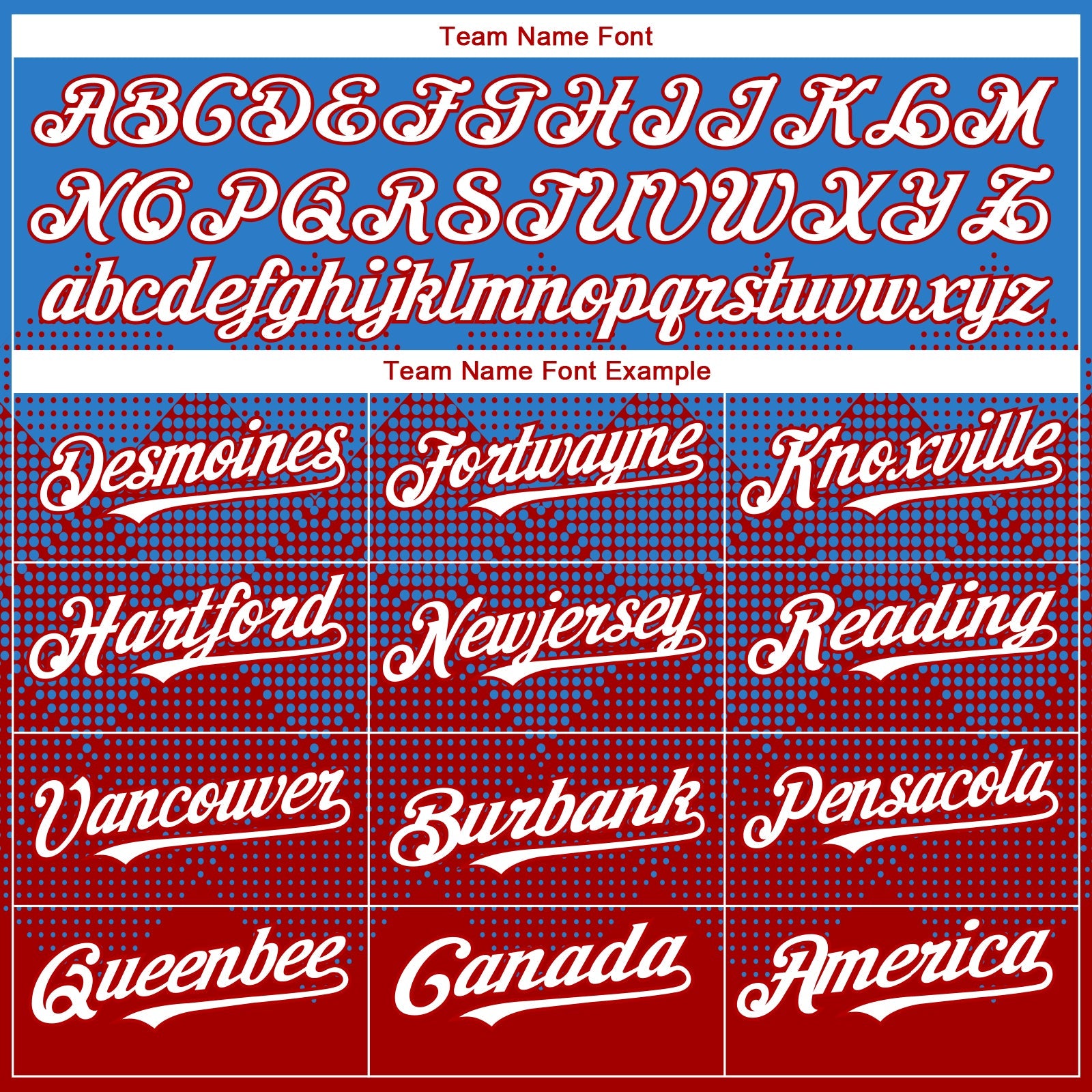 Custom Electric Blue White-Red 3D Gradient Square Shape Authentic Baseball Jersey view 4