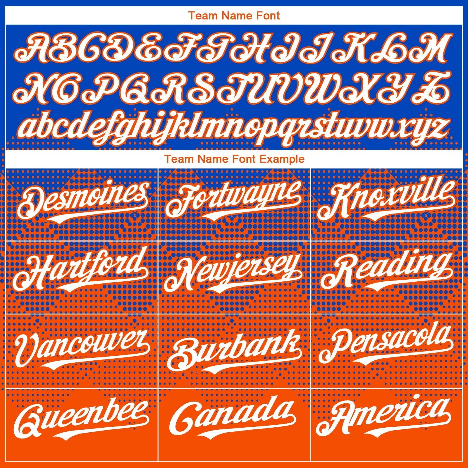 Custom Thunder Blue White-Orange 3D Gradient Square Shape Authentic Baseball Jersey view 4