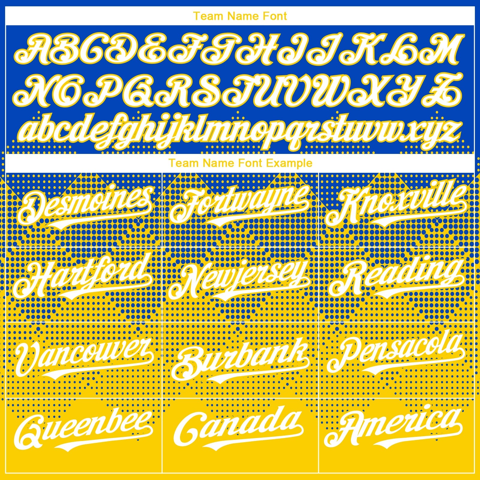 Custom Thunder Blue White-Yellow 3D Gradient Square Shape Authentic Baseball Jersey view 4