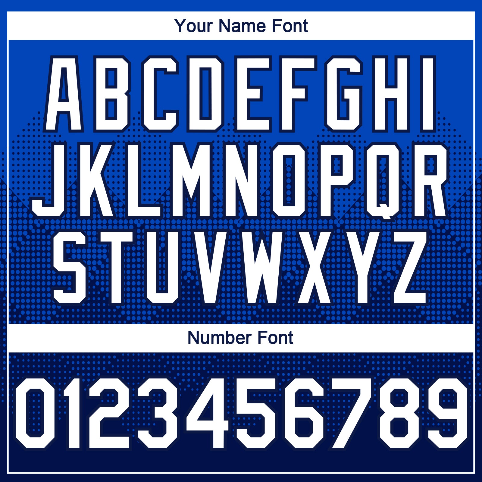 Custom Thunder Blue White-Navy 3D Gradient Square Shape Authentic Baseball Jersey view 5