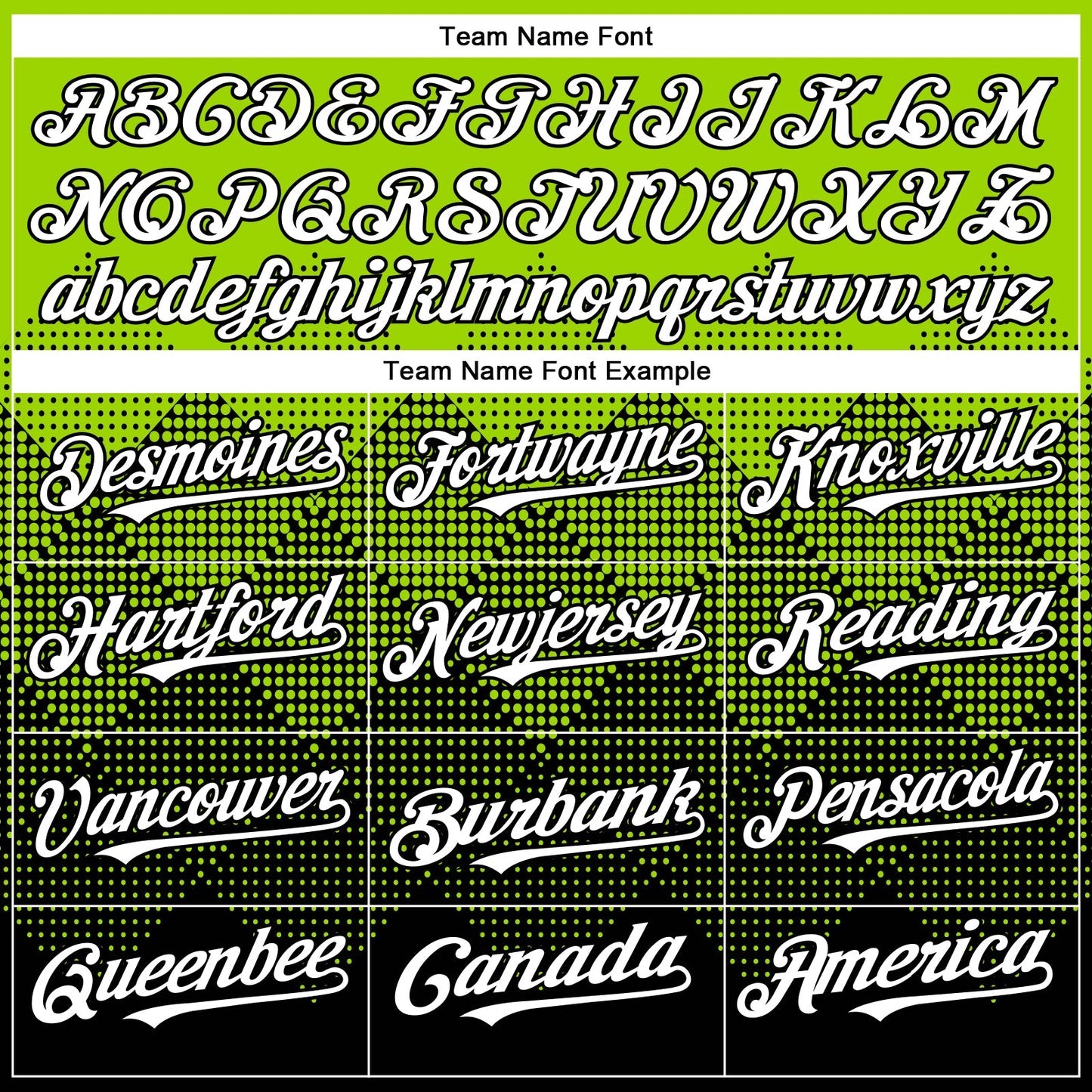 Custom Neon Green White-Black 3D Gradient Square Shape Authentic Baseball Jersey view 4