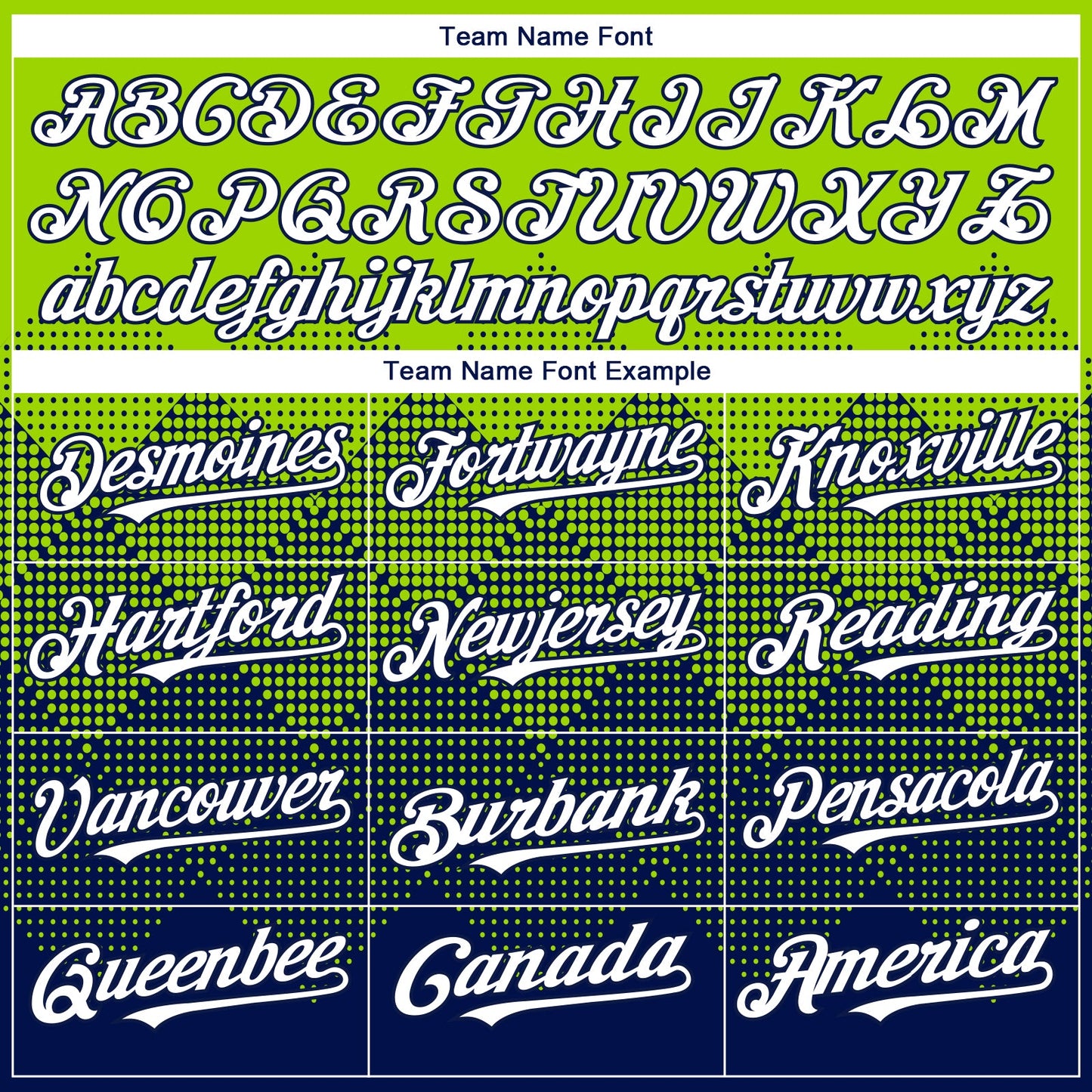 Custom Neon Green White-Navy 3D Gradient Square Shape Authentic Baseball Jersey view 4