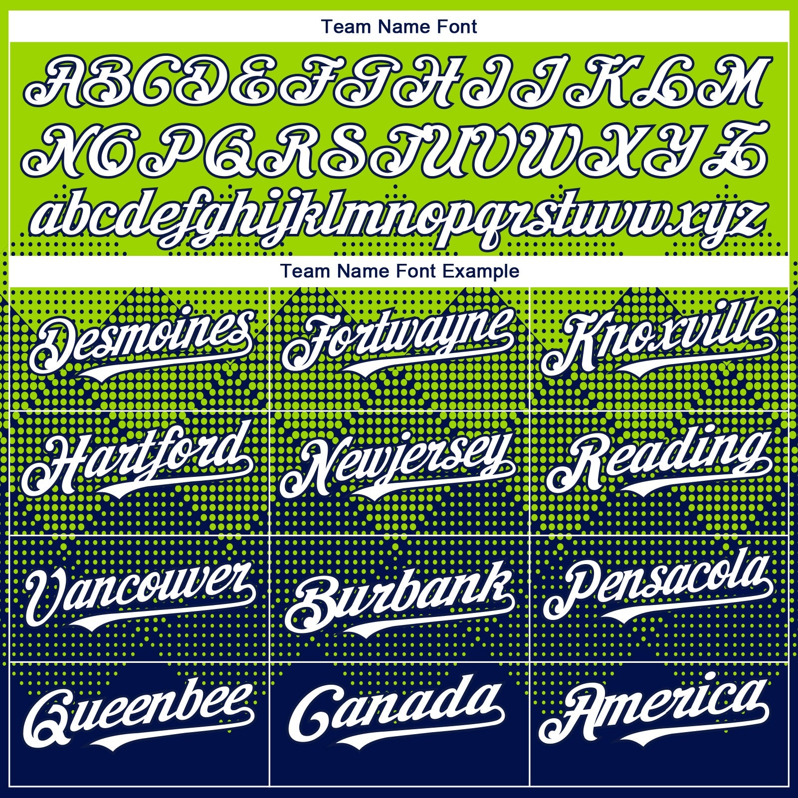 Custom Neon Green White-Navy 3D Gradient Square Shape Authentic Baseball Jersey view 4