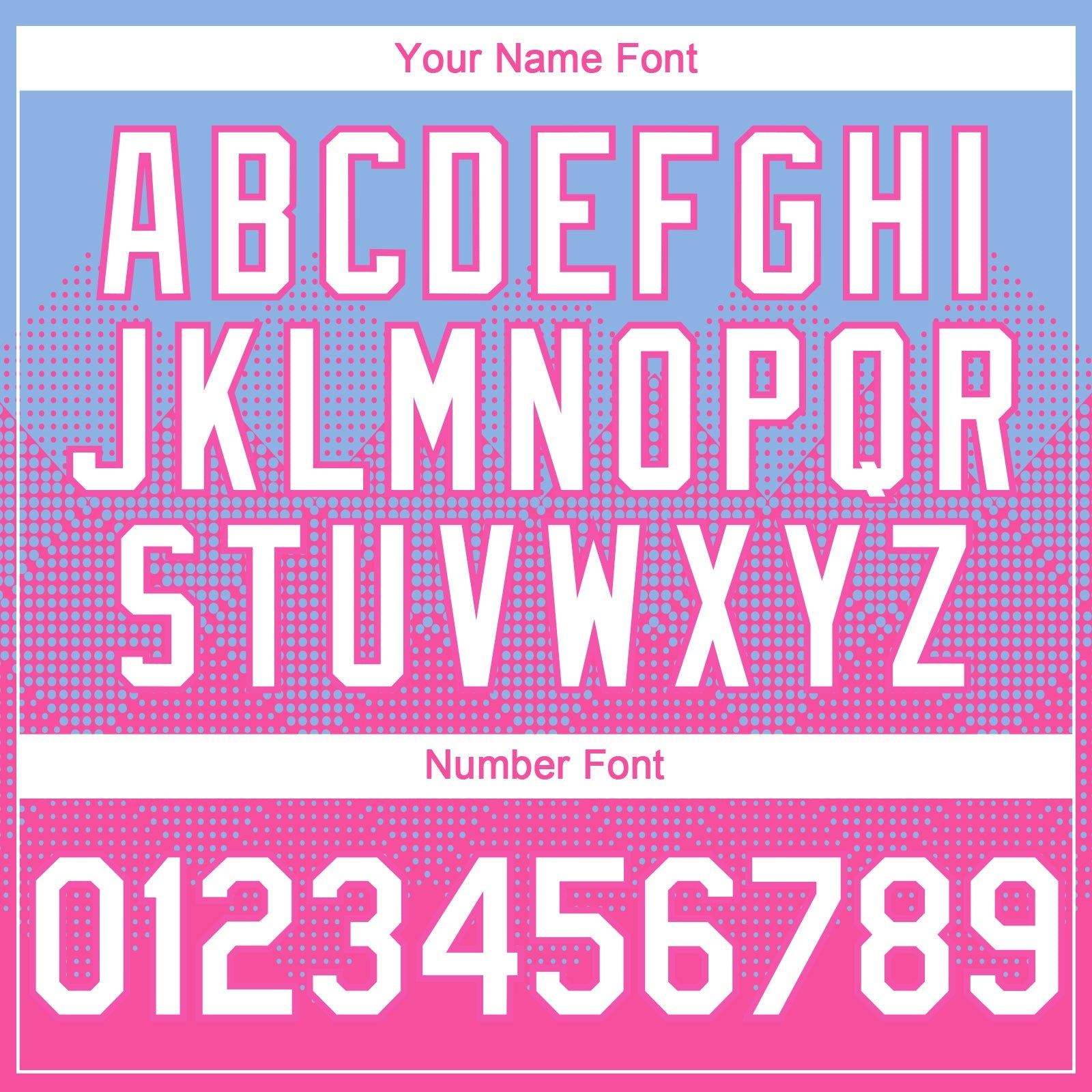 Custom Light Blue White-Pink 3D Gradient Square Shape Authentic Baseball Jersey view 5