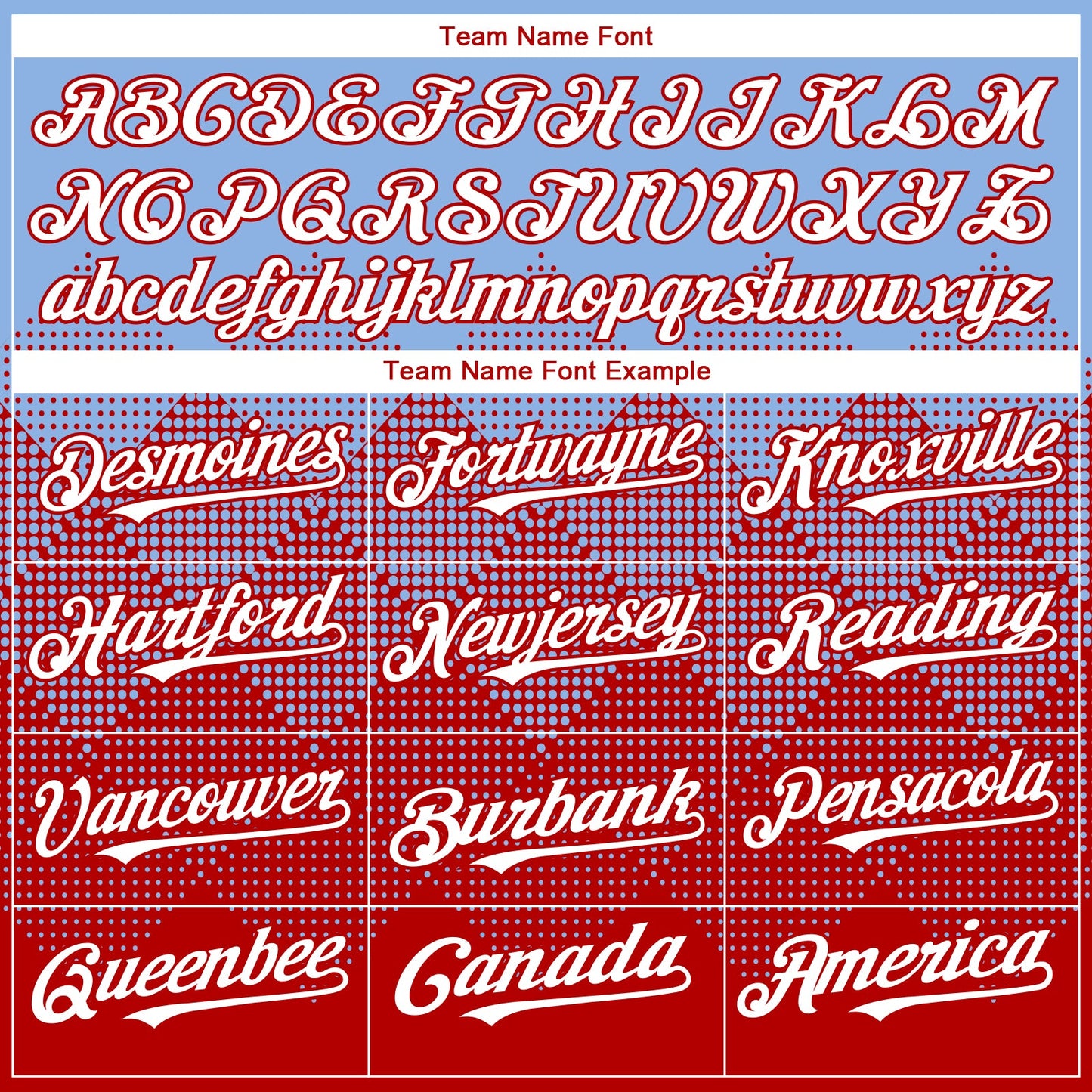 Custom Light Blue White-Red 3D Gradient Square Shape Authentic Baseball Jersey view 4