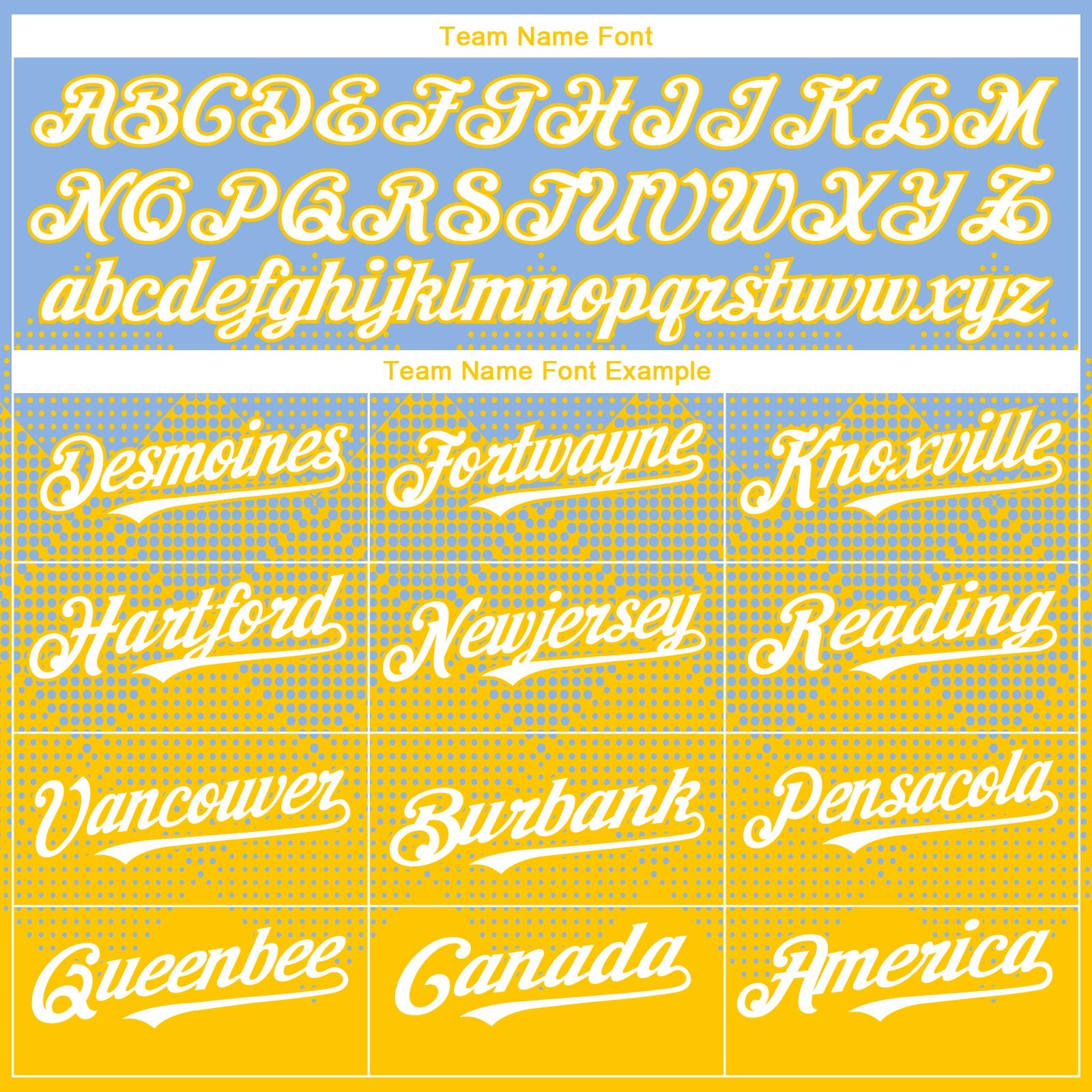 Custom Light Blue White-Yellow 3D Gradient Square Shape Authentic Baseball Jersey view 4