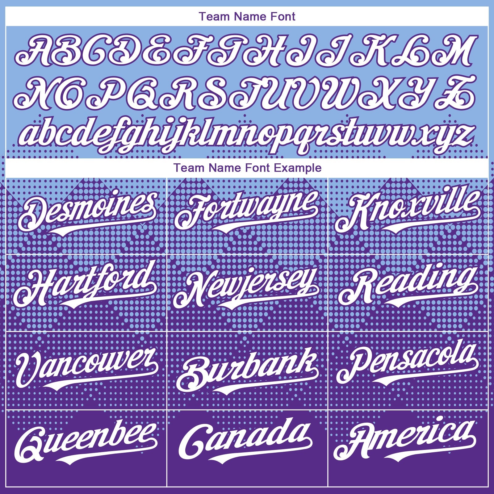 Custom Light Blue White-Purple 3D Gradient Square Shape Authentic Baseball Jersey view 4