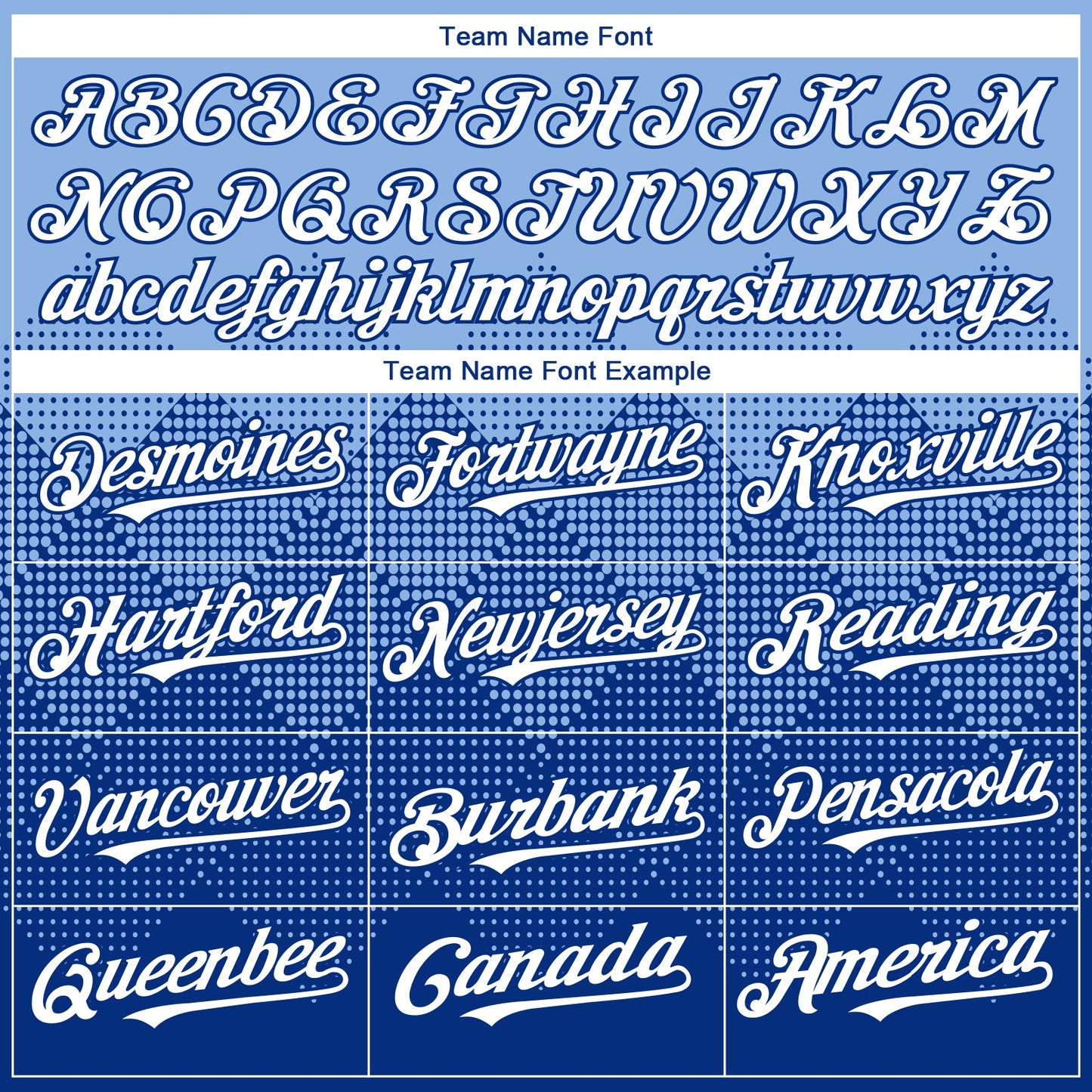 Custom Light Blue White-Royal 3D Gradient Square Shape Authentic Baseball Jersey view 4
