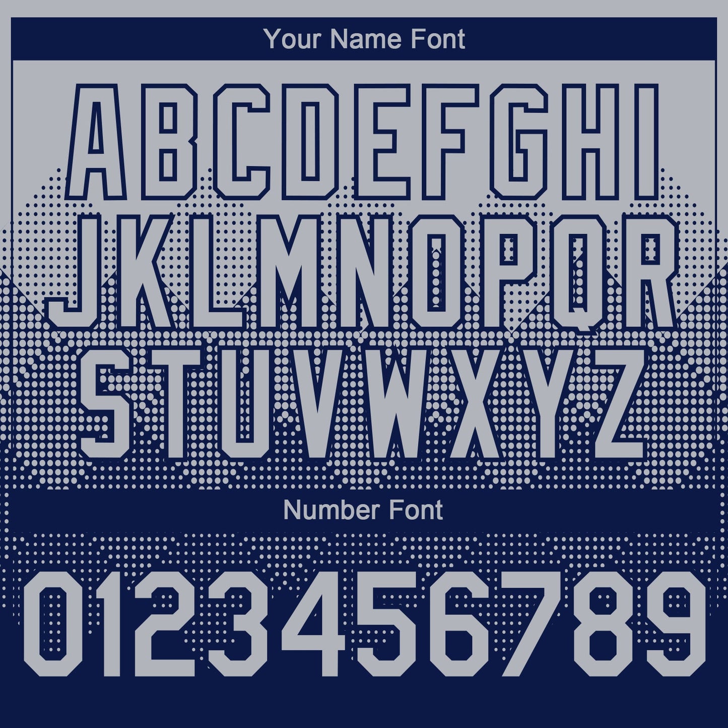 Custom Gray Navy 3D Gradient Square Shape Authentic Baseball Jersey view 5