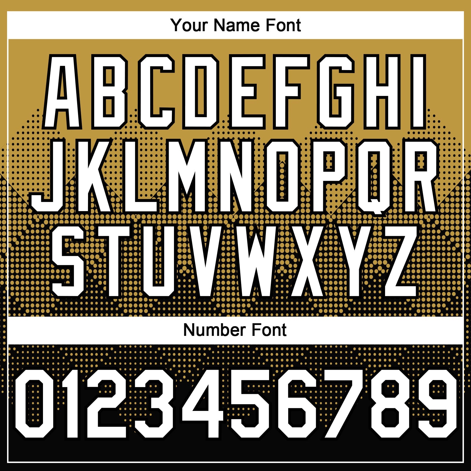 Custom Old Gold White-Black 3D Gradient Square Shape Authentic Baseball Jersey view 5