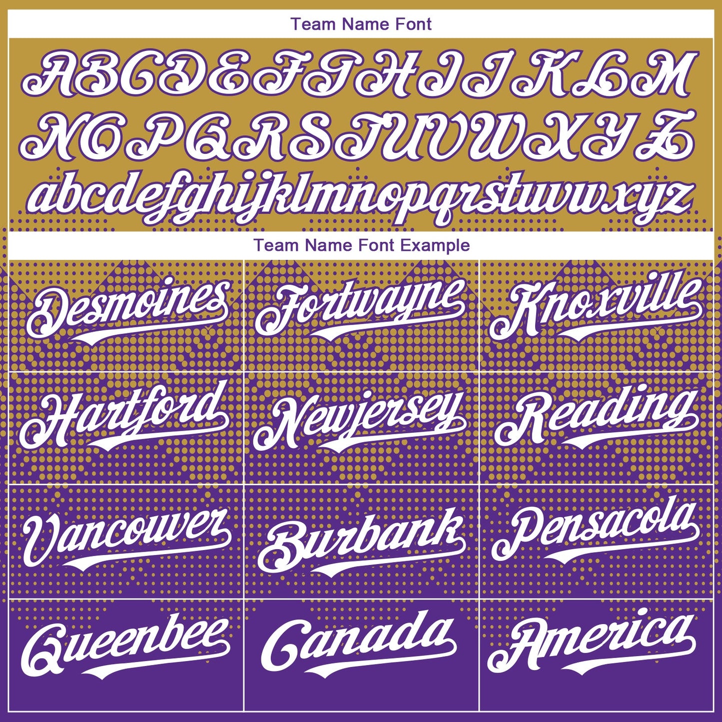 Custom Old Gold White-Purple 3D Gradient Square Shape Authentic Baseball Jersey view 4