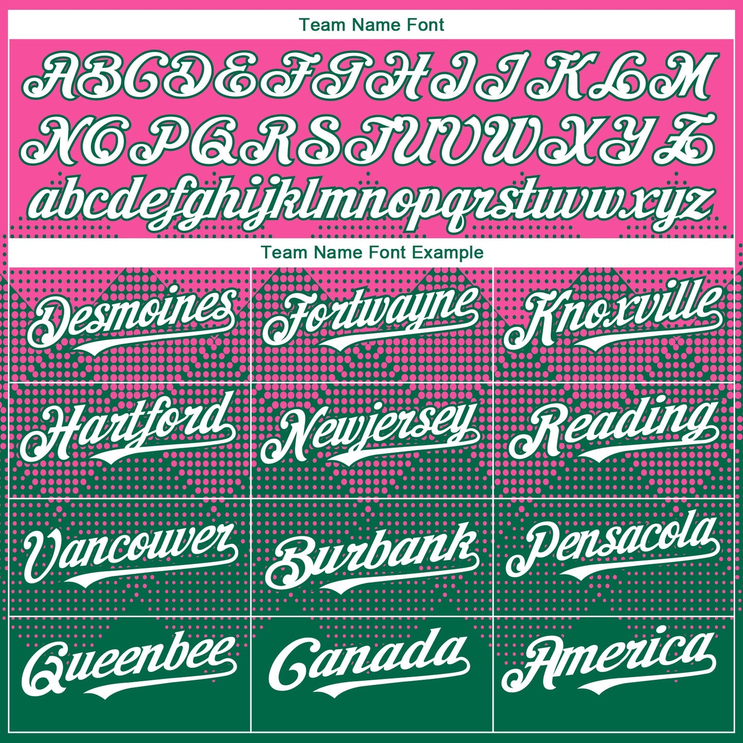 Custom Pink White-Kelly Green 3D Gradient Square Shape Authentic Baseball Jersey view 4